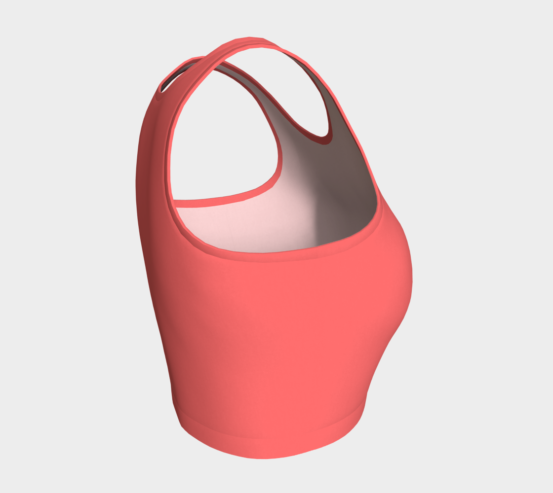 Coral Echo Women’s Crop Top