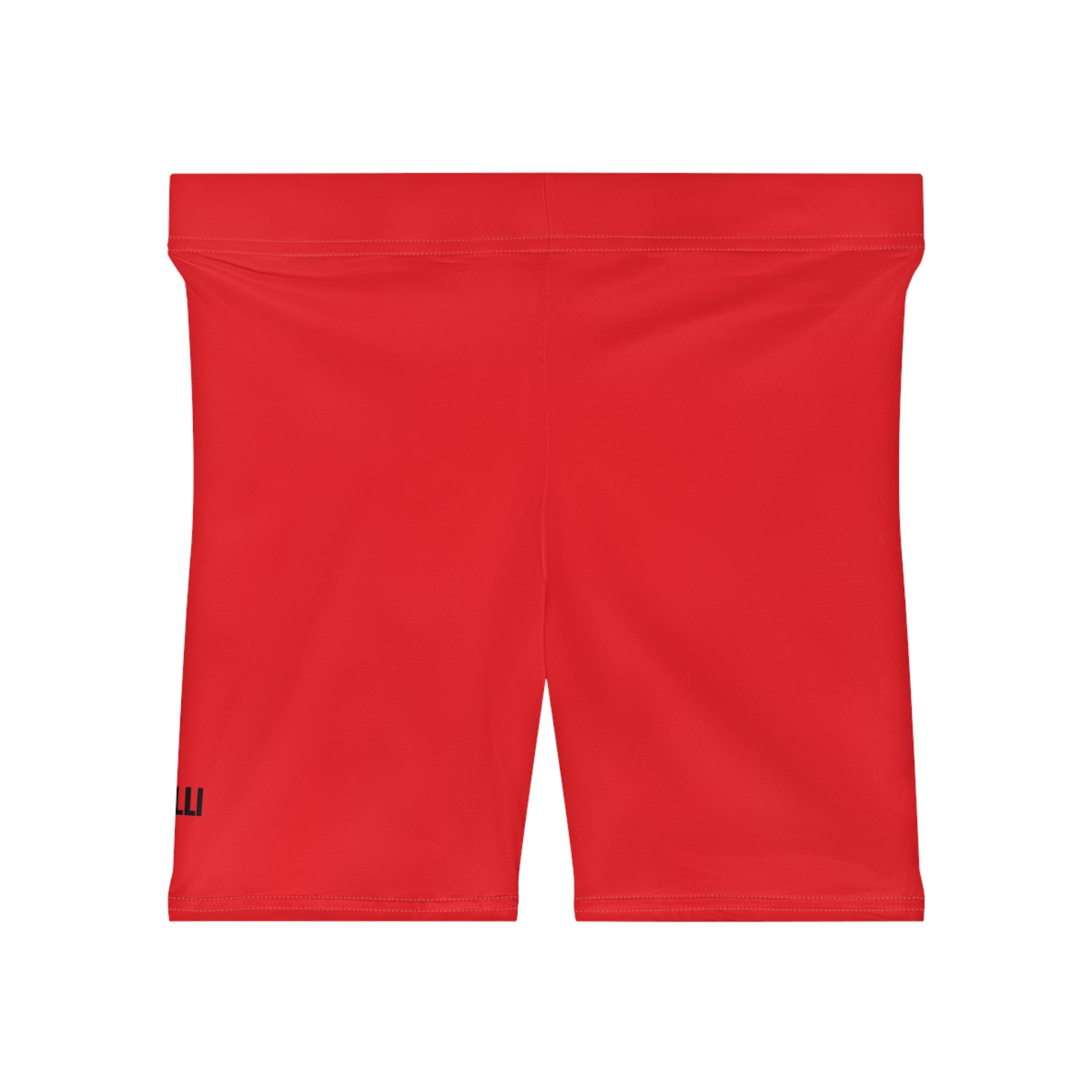 Red Women's Yoga Shorts