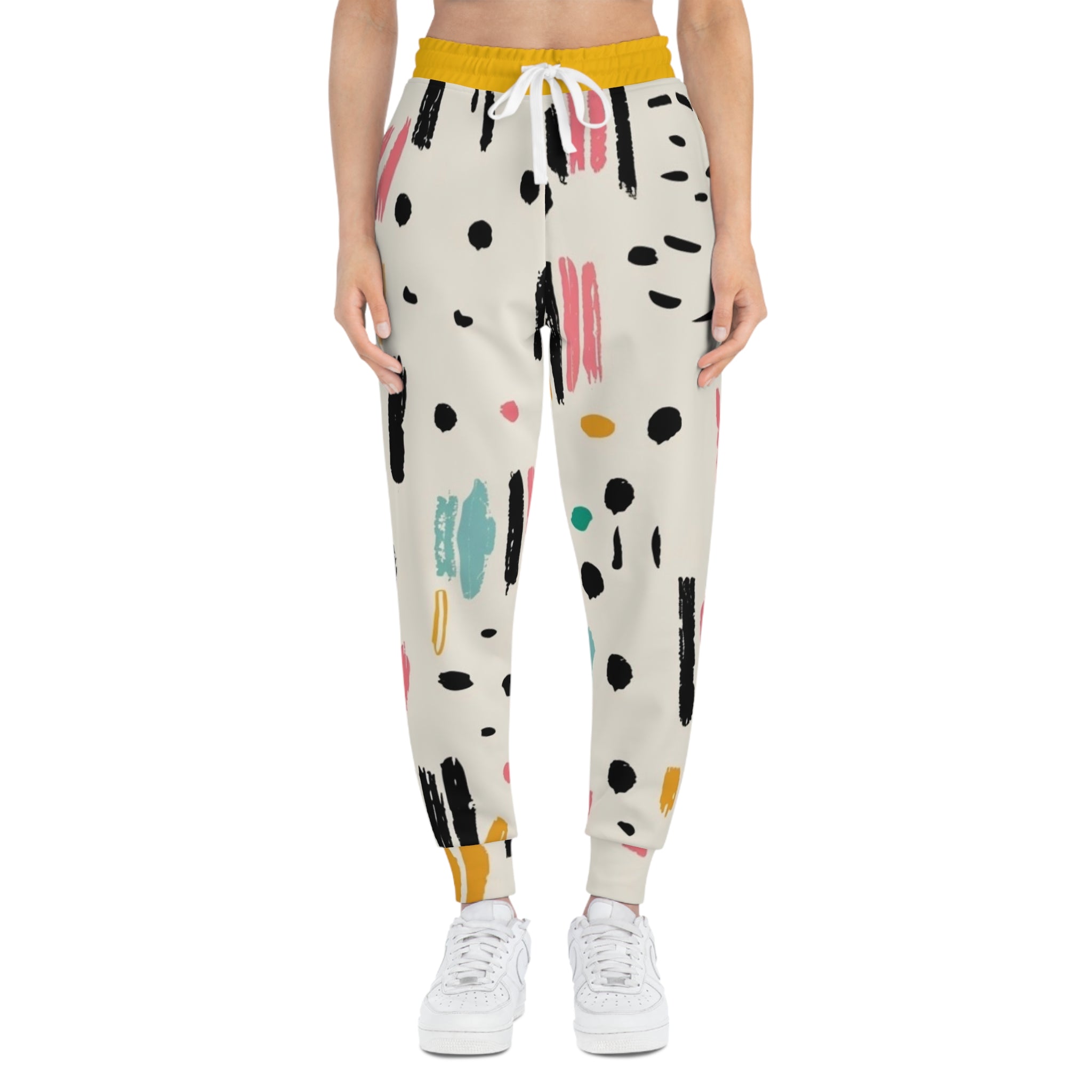 Abstract Brushstroke Women’s Joggers Sweatpants