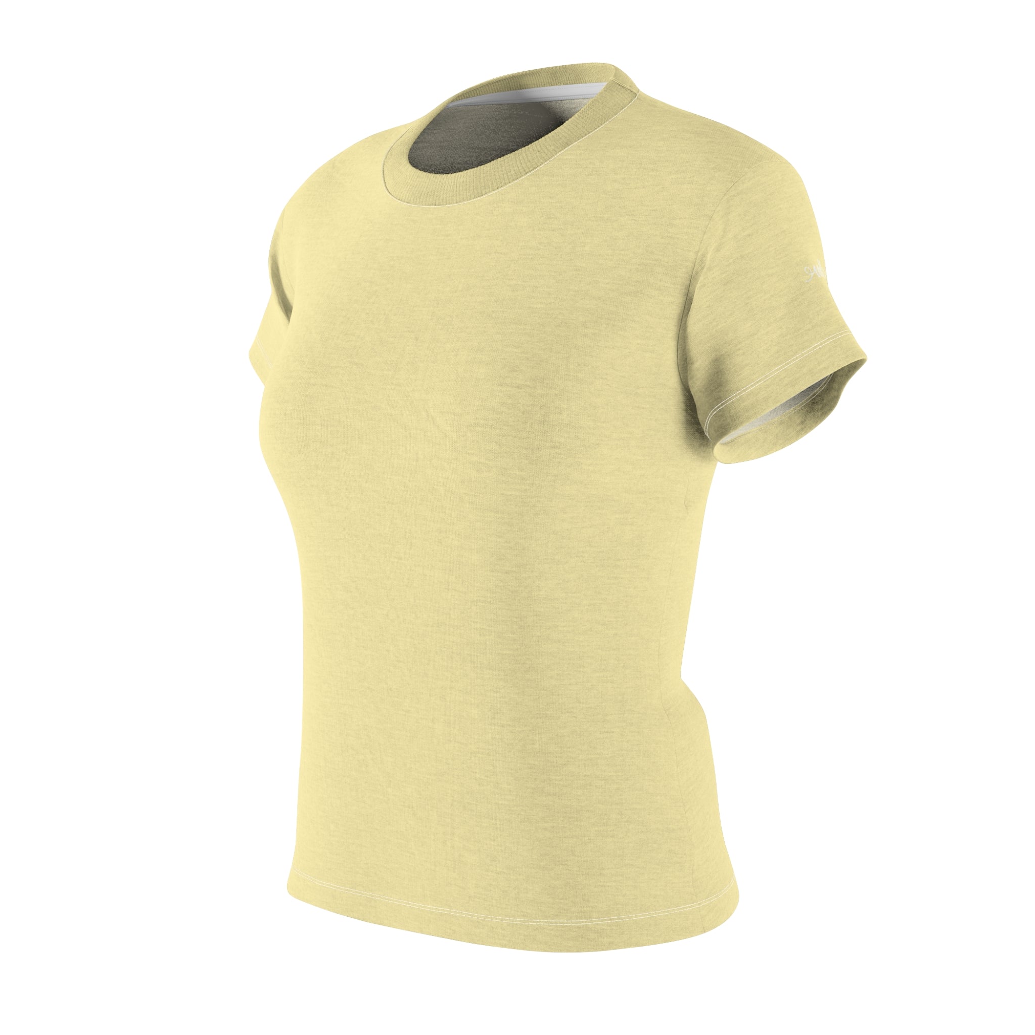 Buttercream Yellow Women's Fitted Tee
