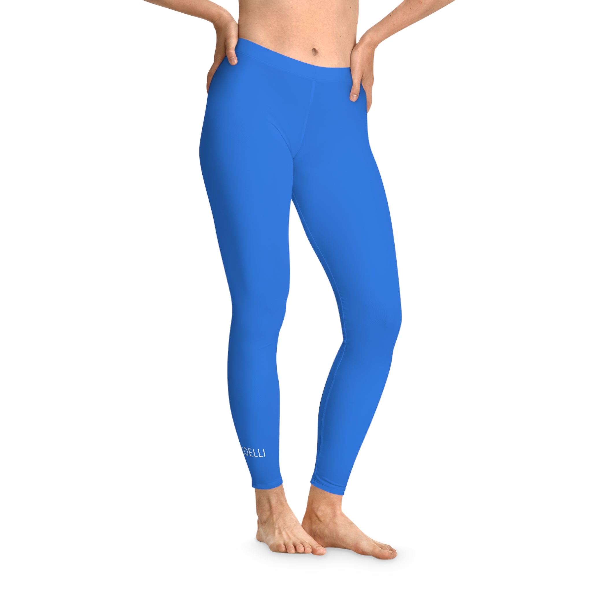 Vibrant Blue Women’s Relaxed Stretch Leggings