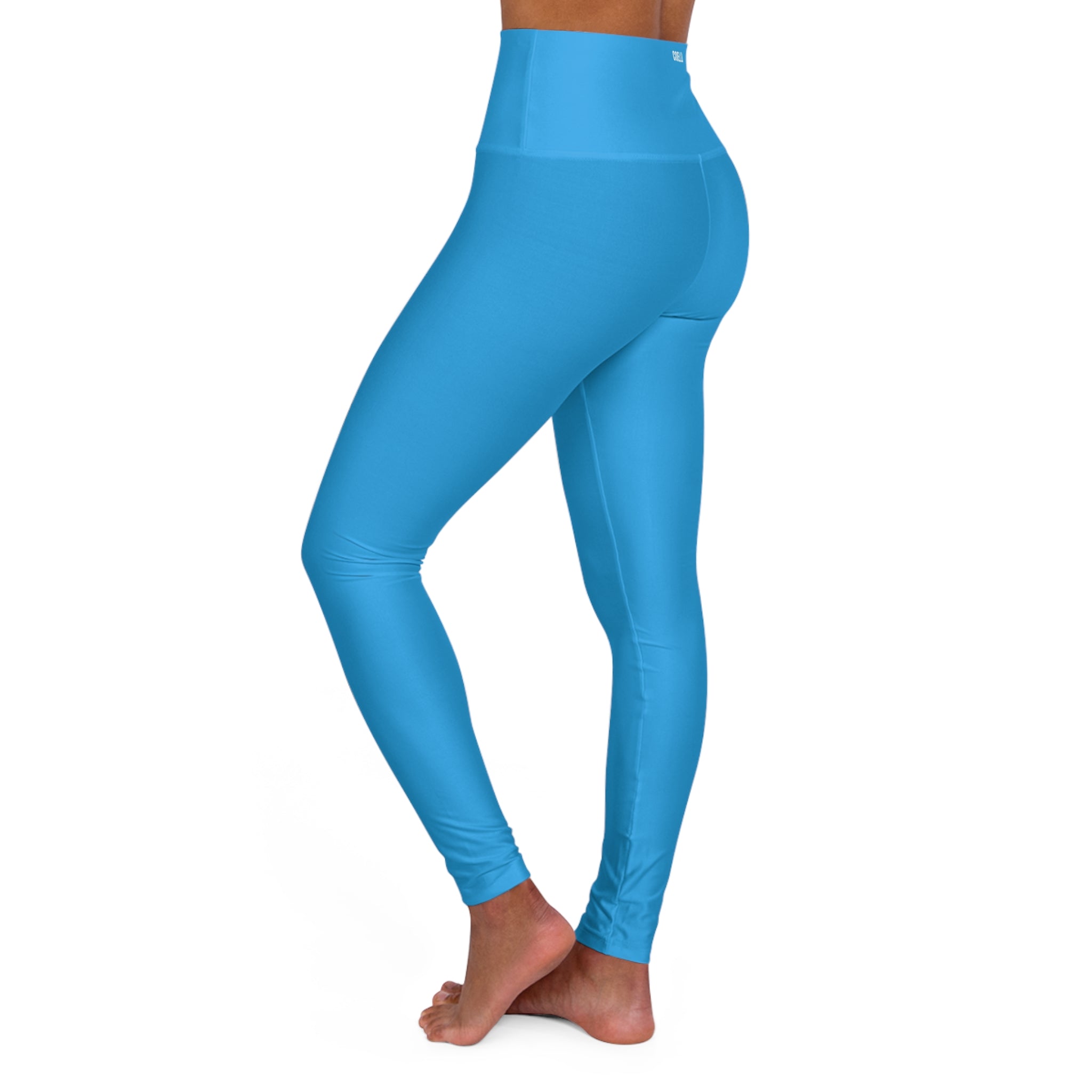 Sky Blue Women’s Fashion High Waisted Leggings