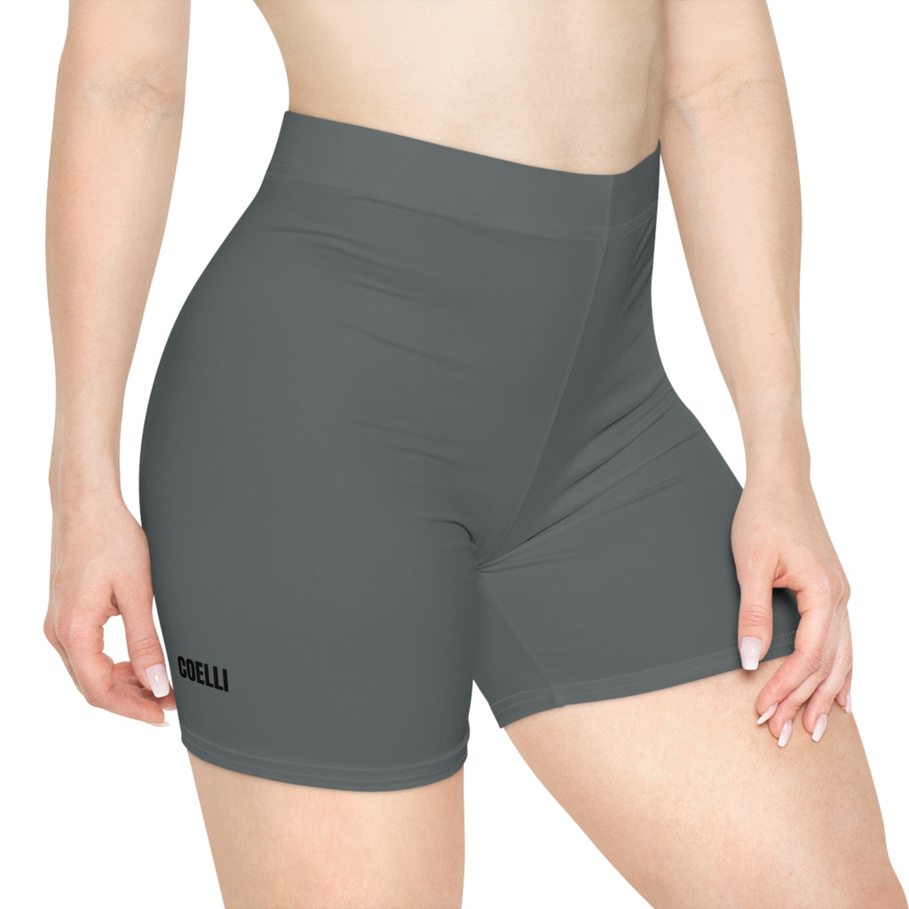 Dark Grey Women's Biker Shorts