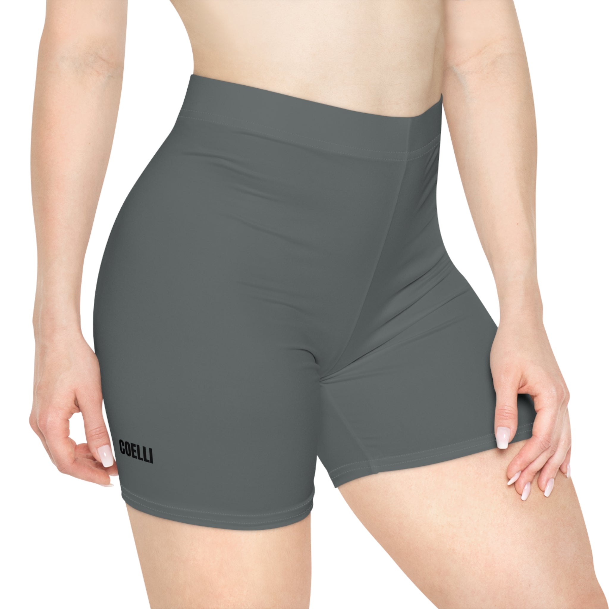 Dark Grey Women's Biker Shorts