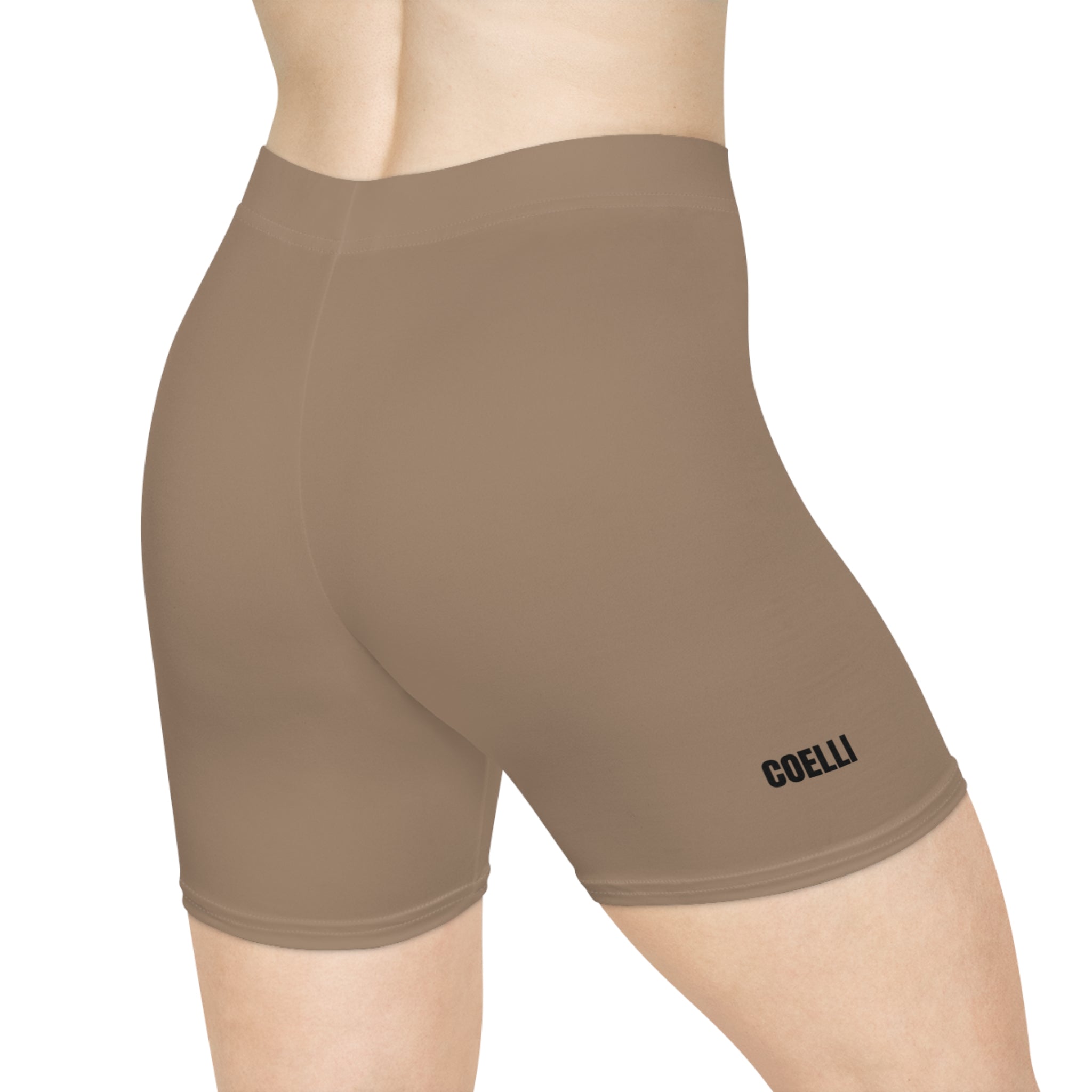 Mocha Women's Yoga Shorts