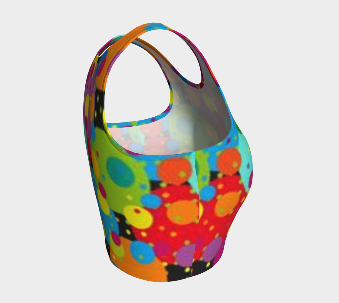 Color Dots Women’s Crop Top