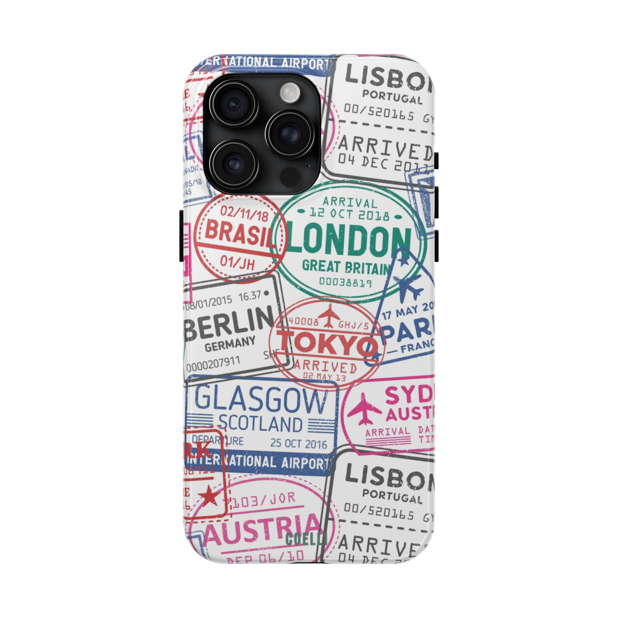 World Travel Tough Phone Case| iPhone & Galaxy Models
