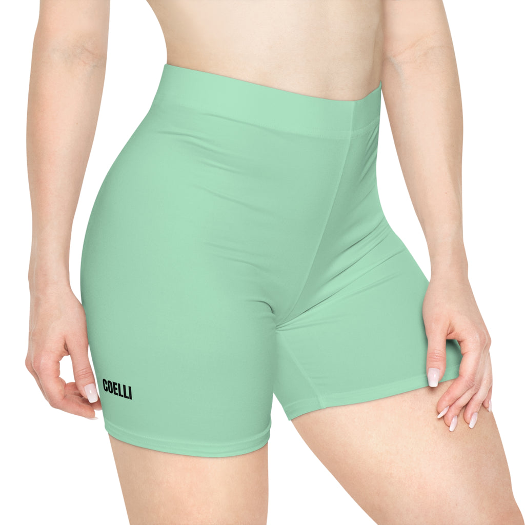 Mint Mirage Women's Biker Shorts