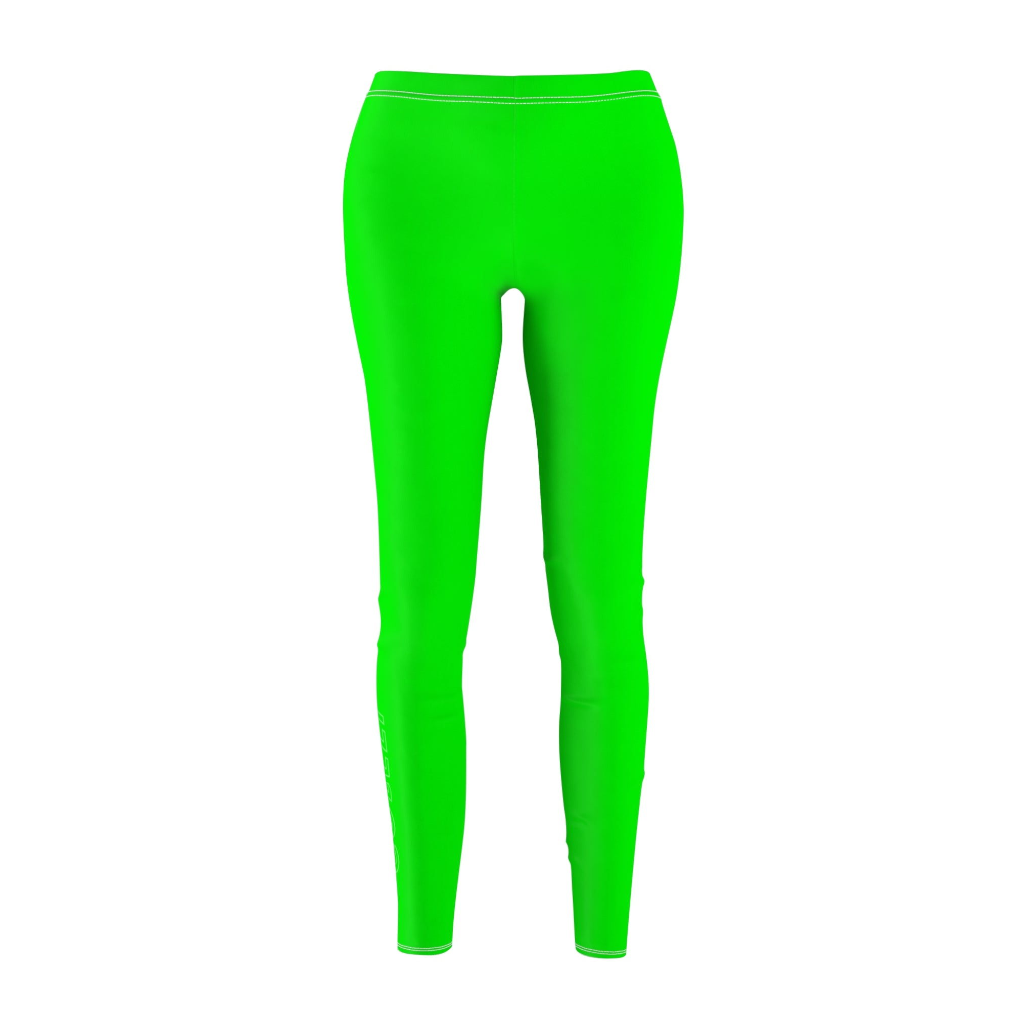 Lime Green Women’s Brushed Suede Leggings