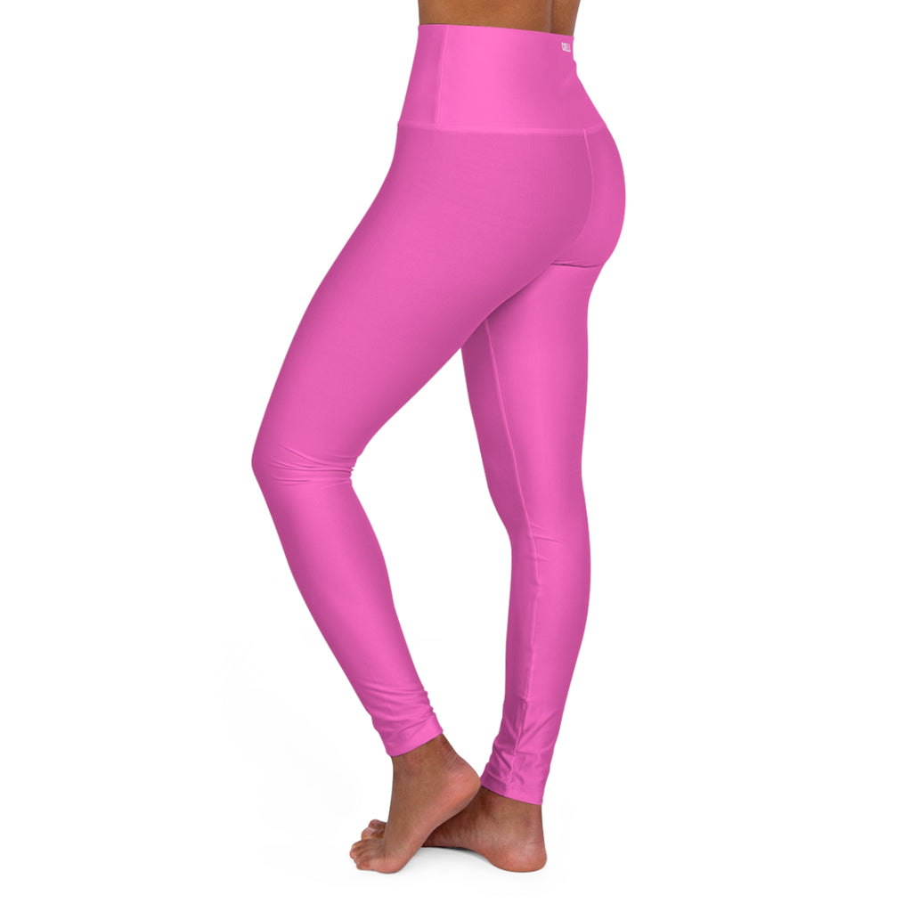 Pink Vibrant Women’s Fashion High Waisted  Leggings
