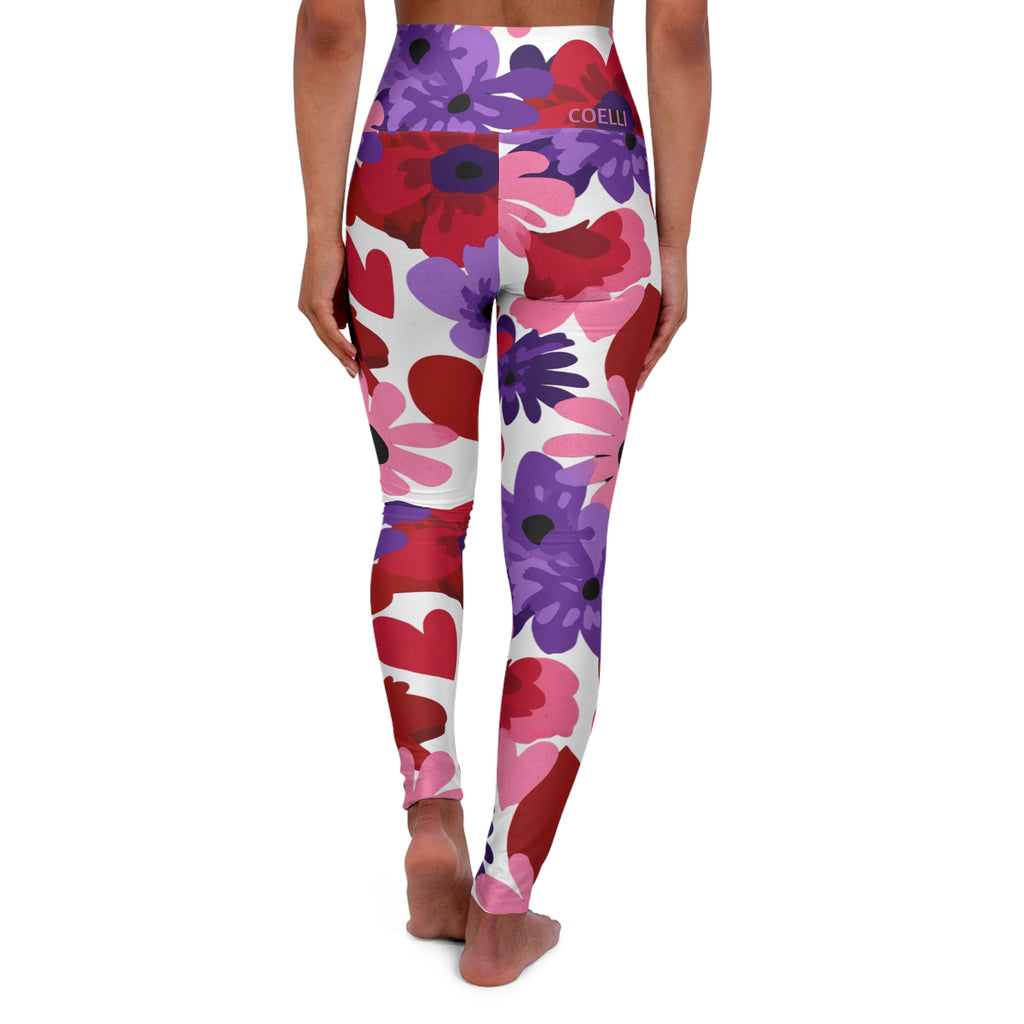 Floral Burst Women’s High Waisted Leggings