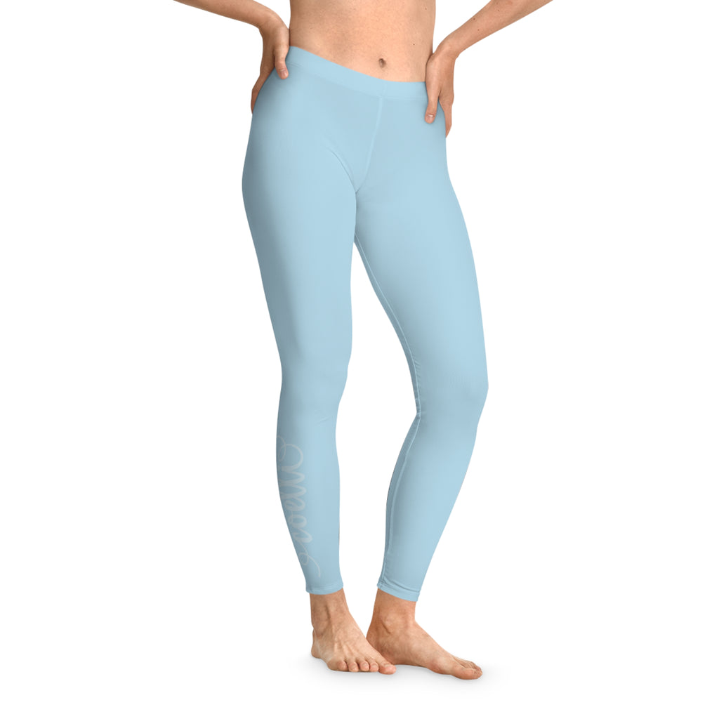 Icy Azure Women’s Relaxed Stretch Leggings