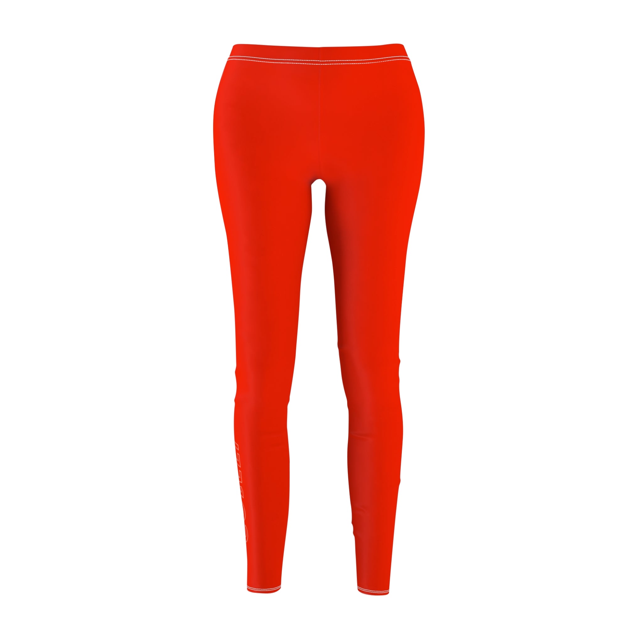 Fiery Red Women’s Brushed Suede Leggings