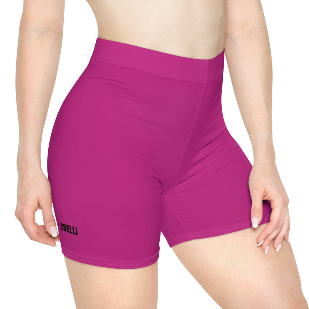 Pink Women's Biker Shorts