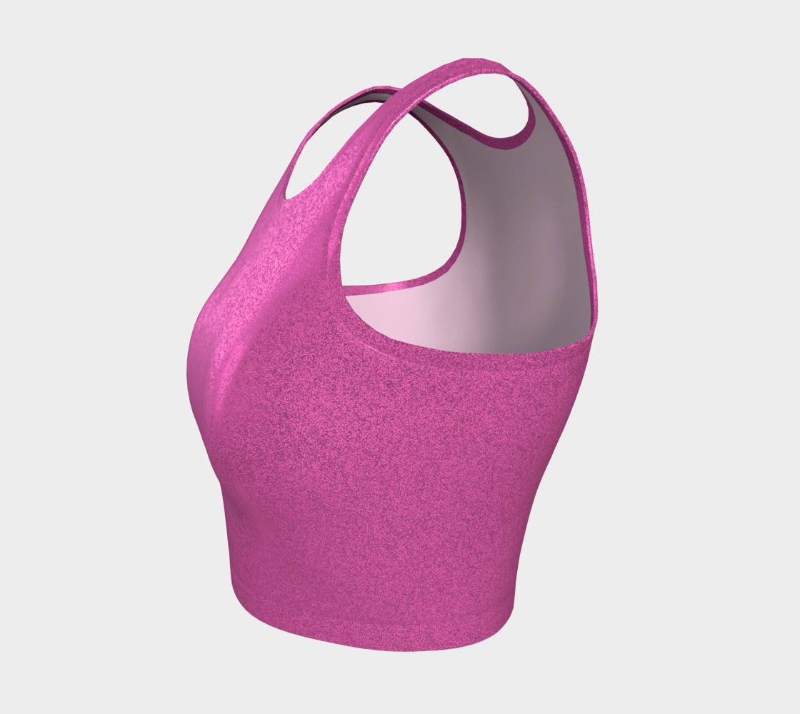 Hologram Pink Women’s Crop Top