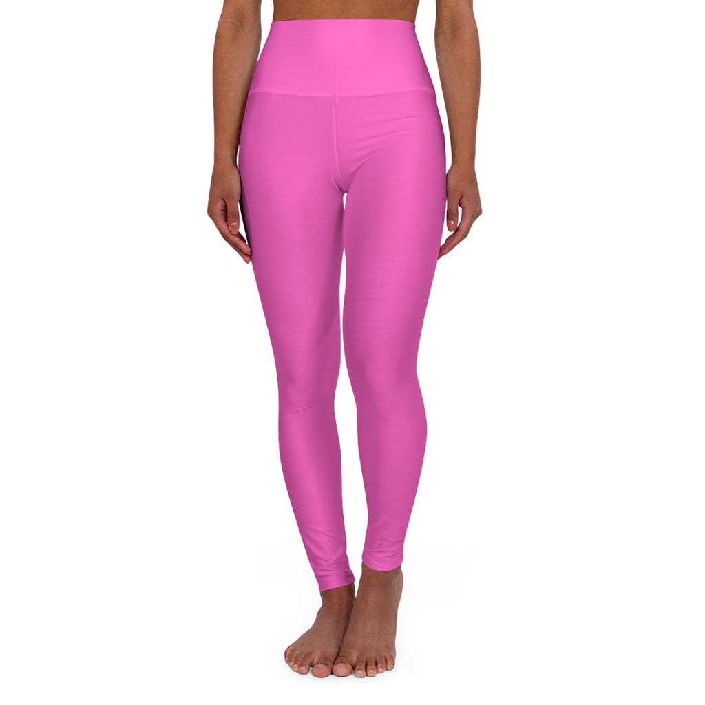 Pink Vibrant Women’s Fashion High Waisted  Leggings