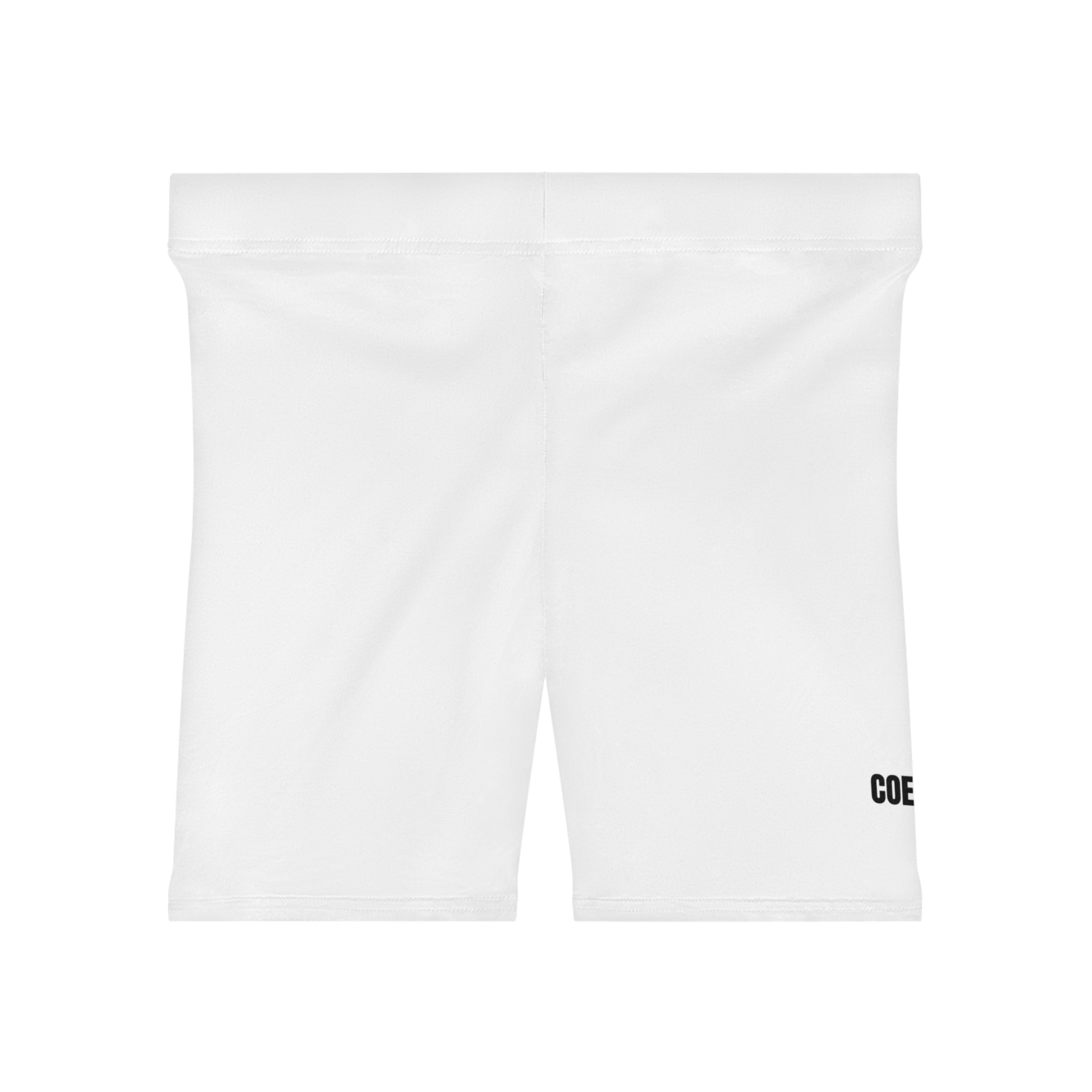 White Women's Biker Shorts