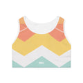 Pastel Chevron Women’s Activewear Top