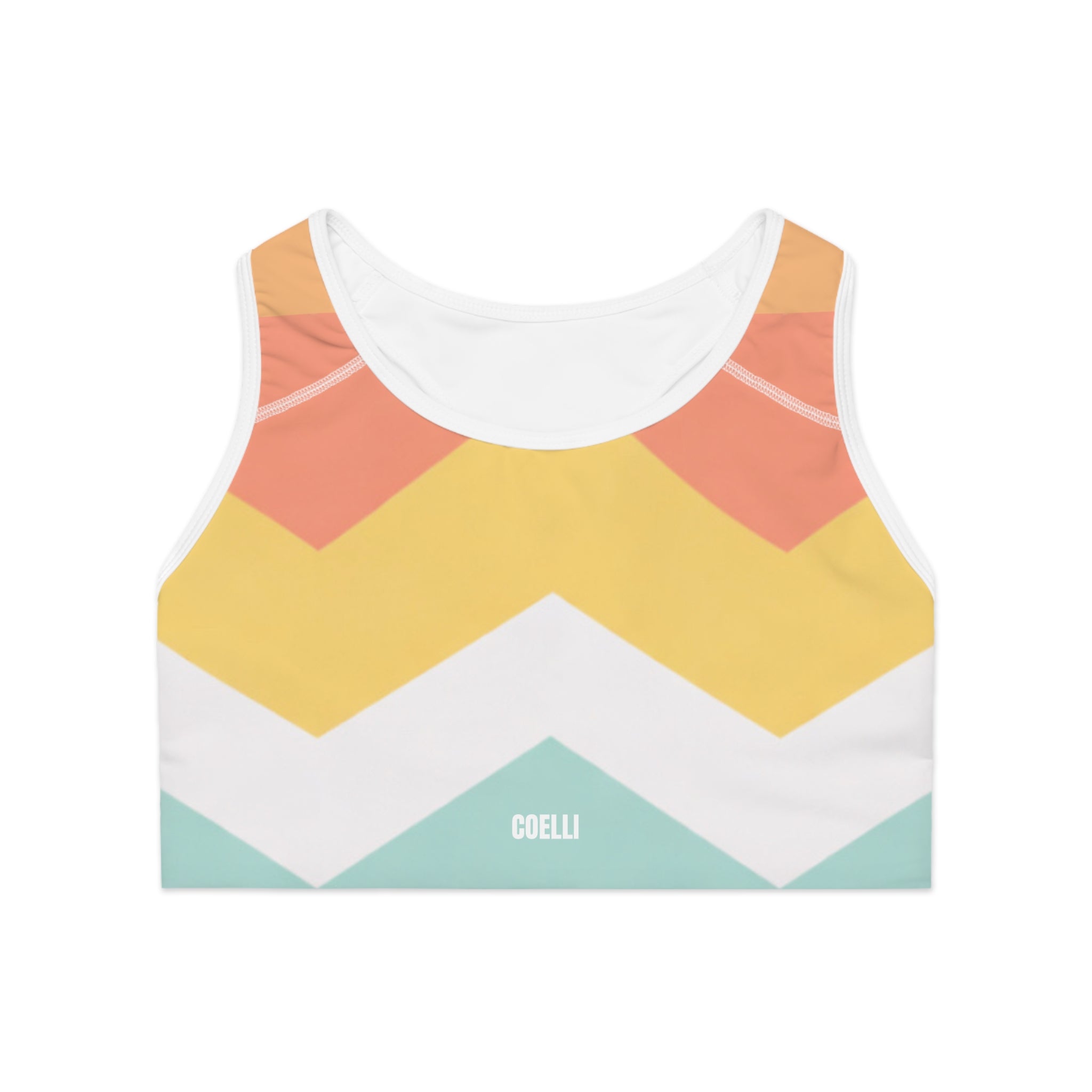 Pastel Chevron Women’s Activewear Top