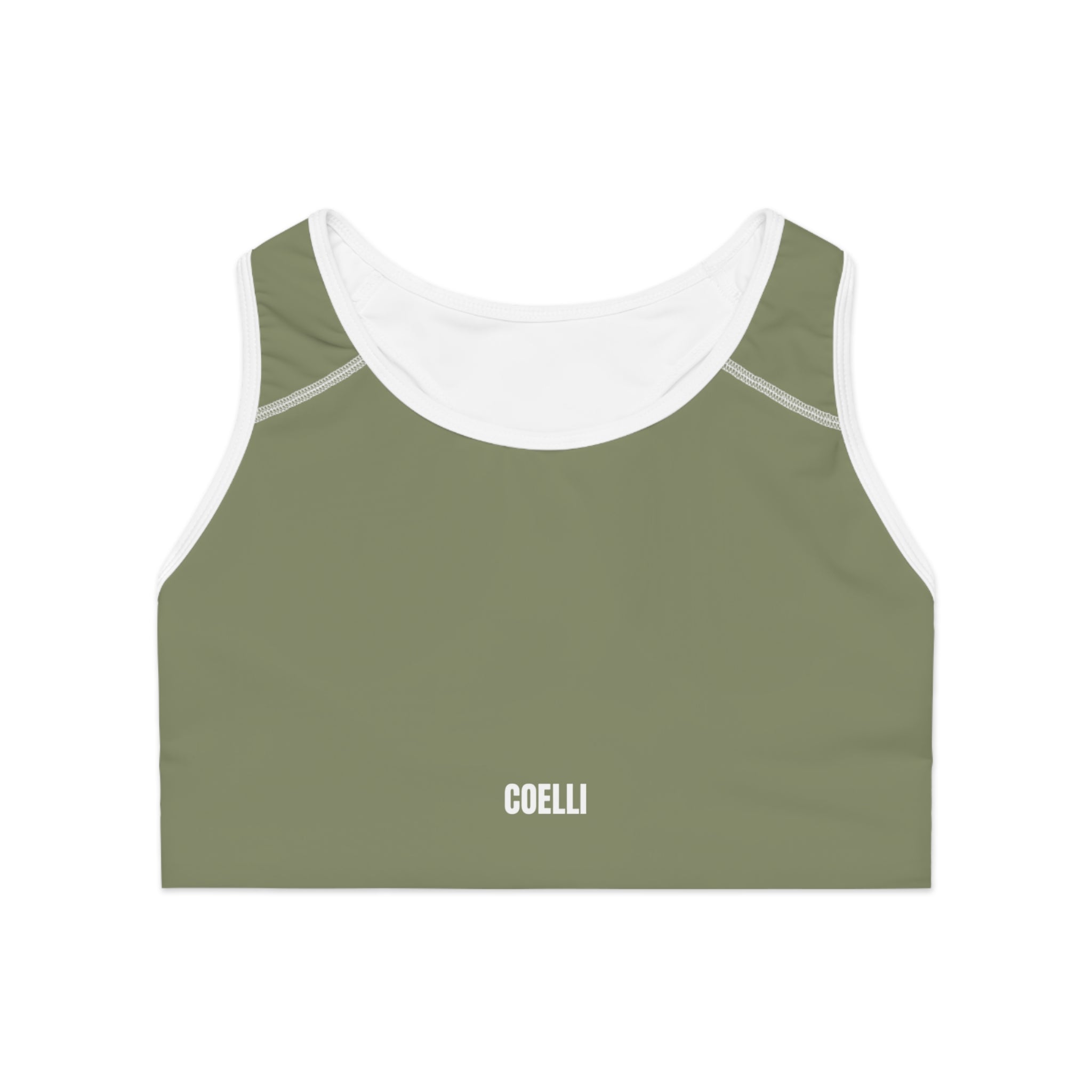 Army Green Women’s Activewear Top
