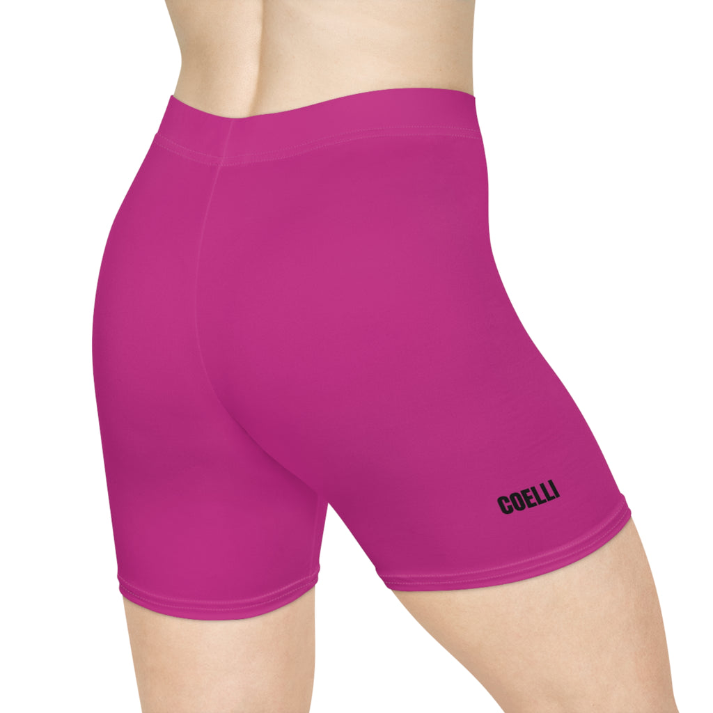 Pink Women's Biker Shorts