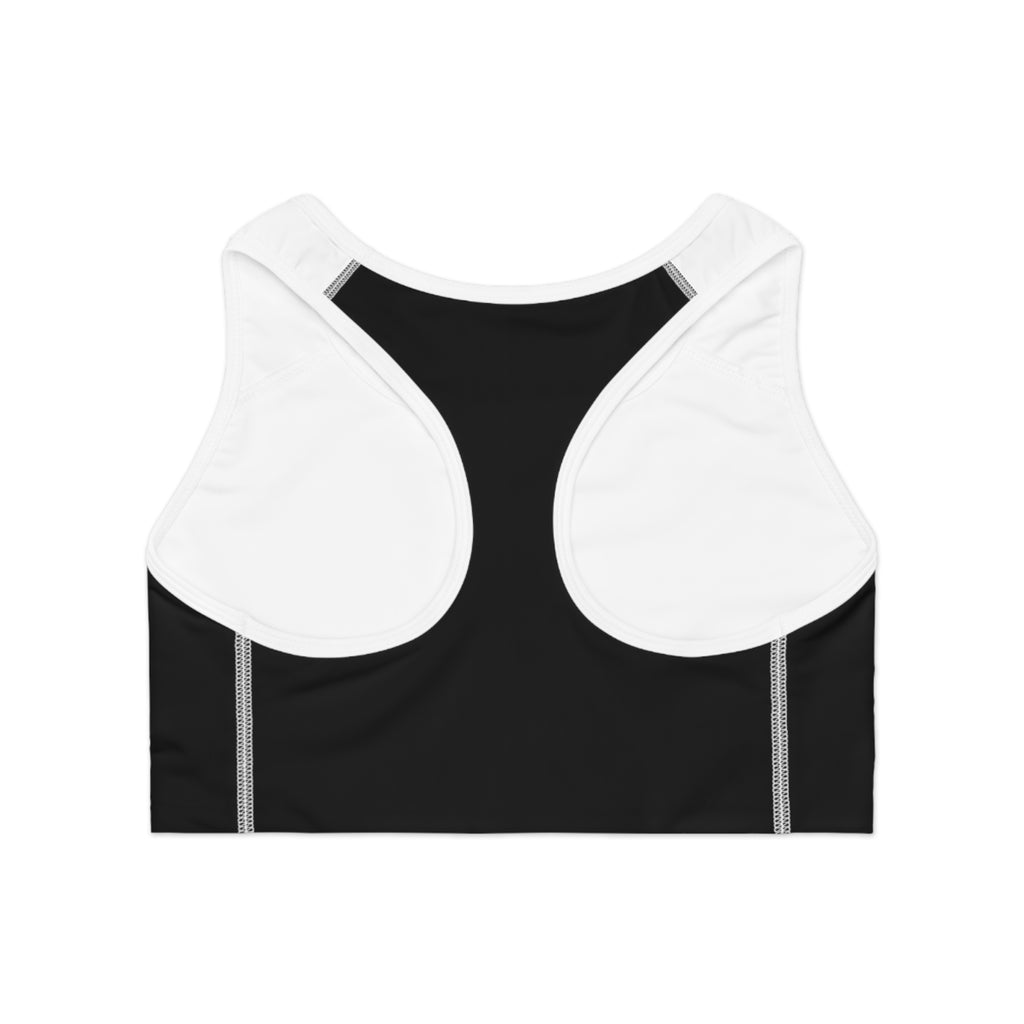 Black and White Women’s Activewear Top