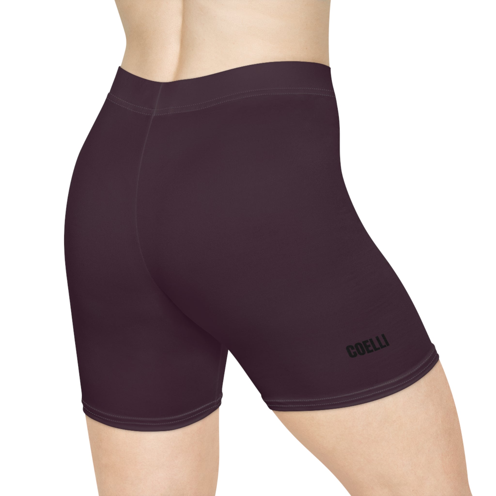 Black Currant Women's Biker Shorts