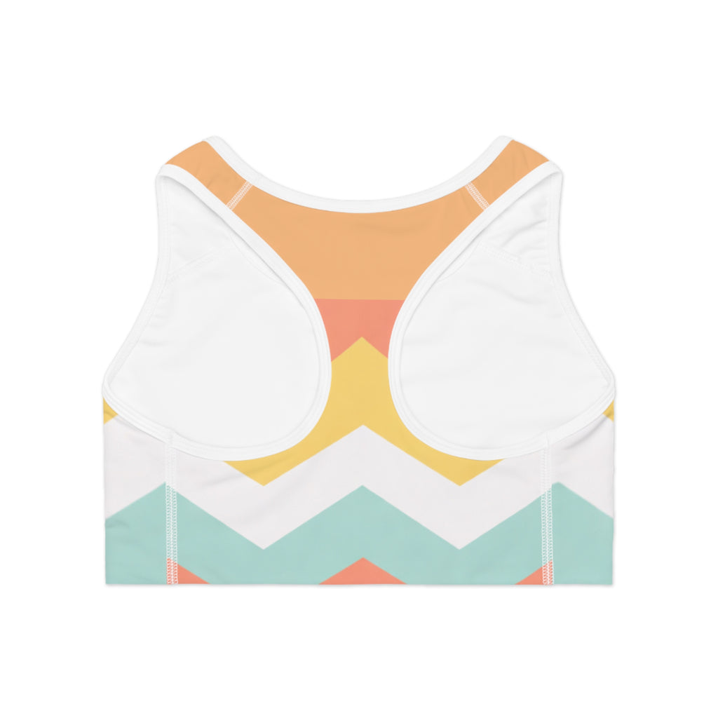 Pastel Chevron Women’s Activewear Top