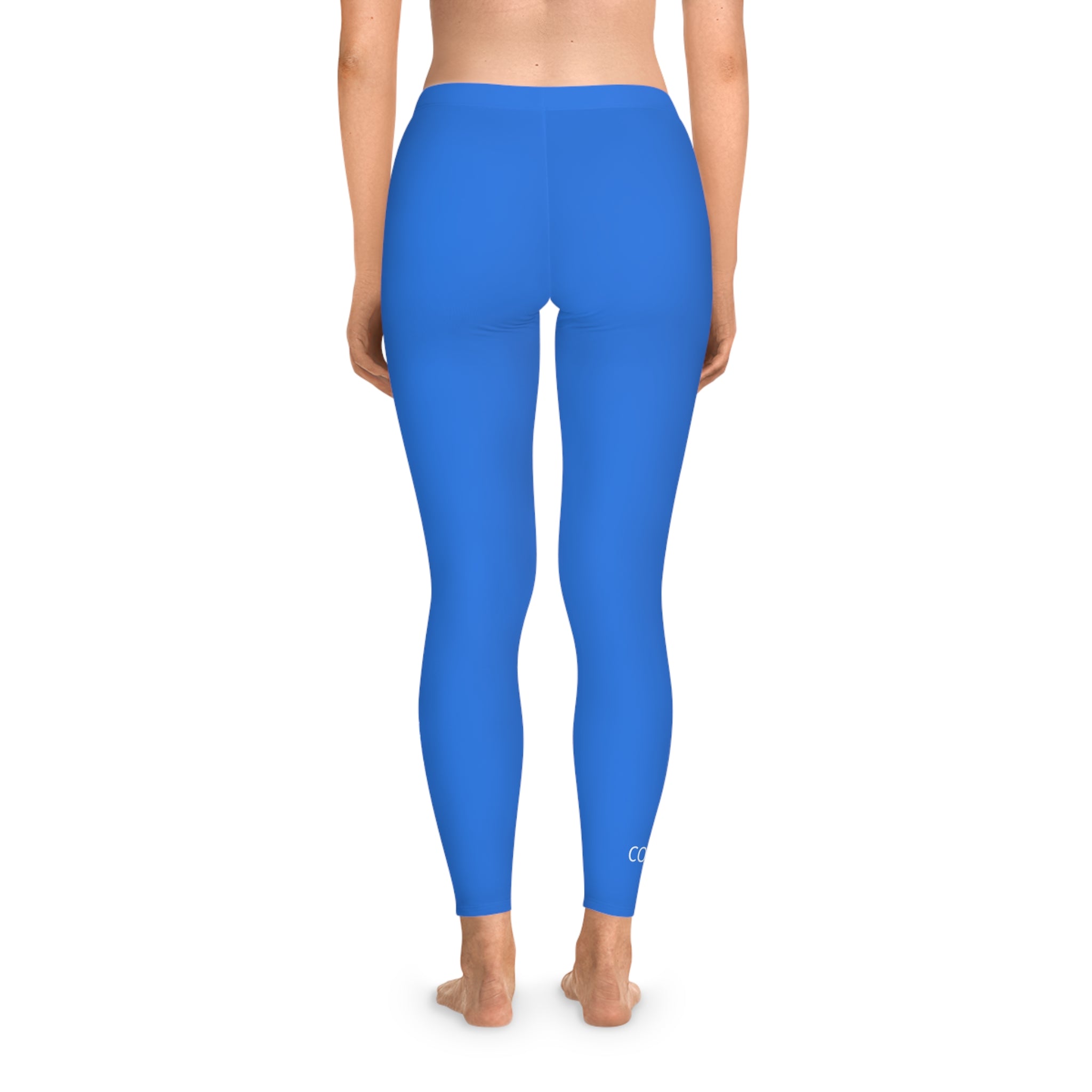 Vibrant Blue Women’s Relaxed Stretch Leggings