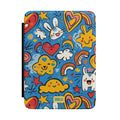 Rainbow Bunnies Doodle Kindle Protective Case
