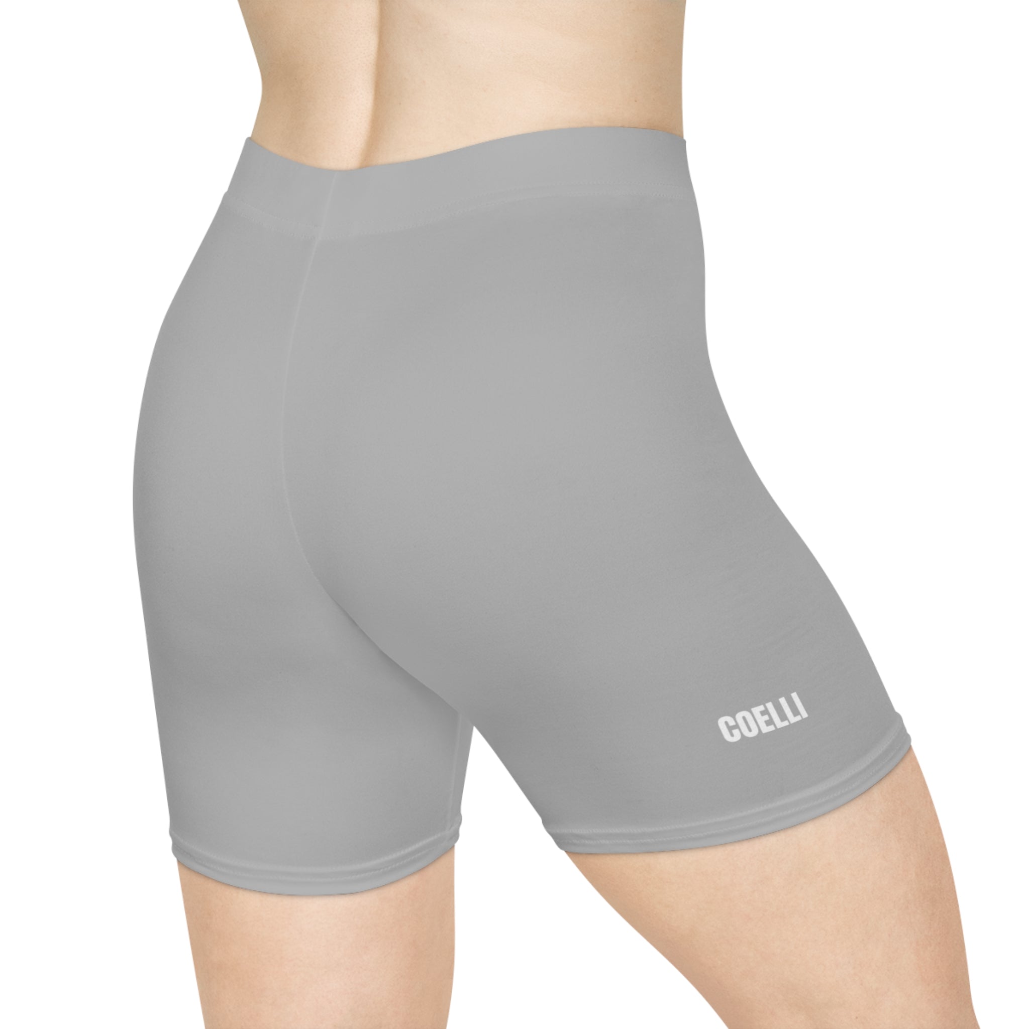 Light Grey Women's Biker Shorts