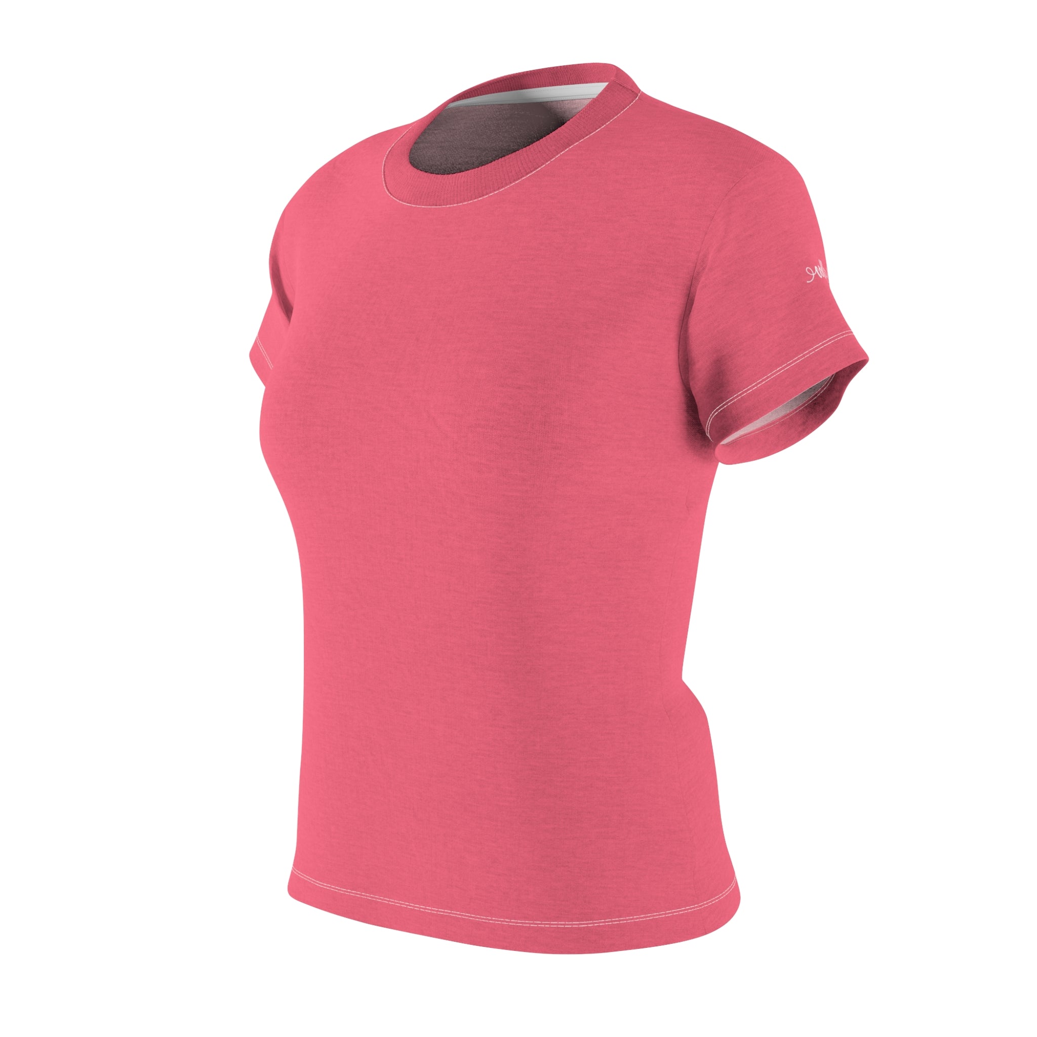 Watermelon Pink Women's Fitted Tee
