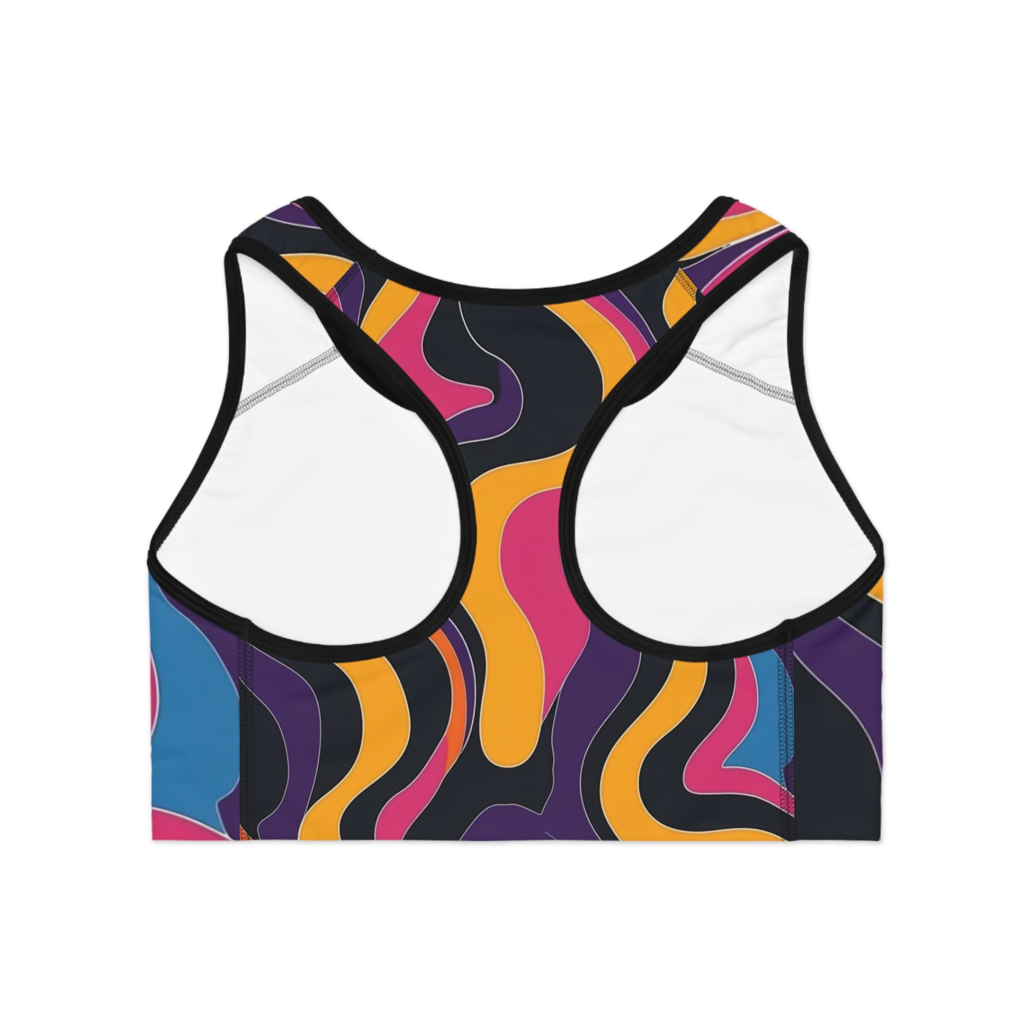 Retrowave Colorblock Activewear Top