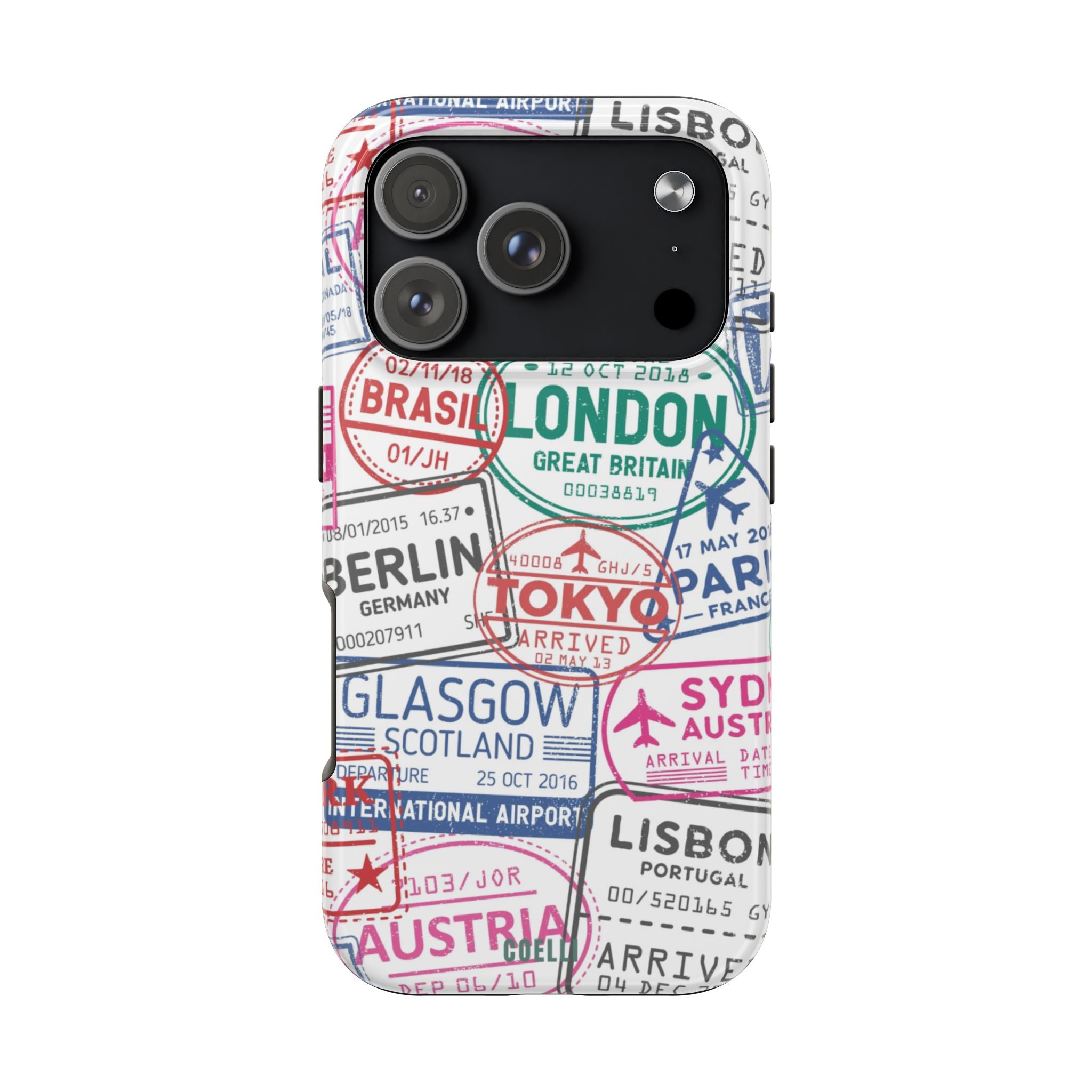 World Travel Tough Phone Case| iPhone & Galaxy Models