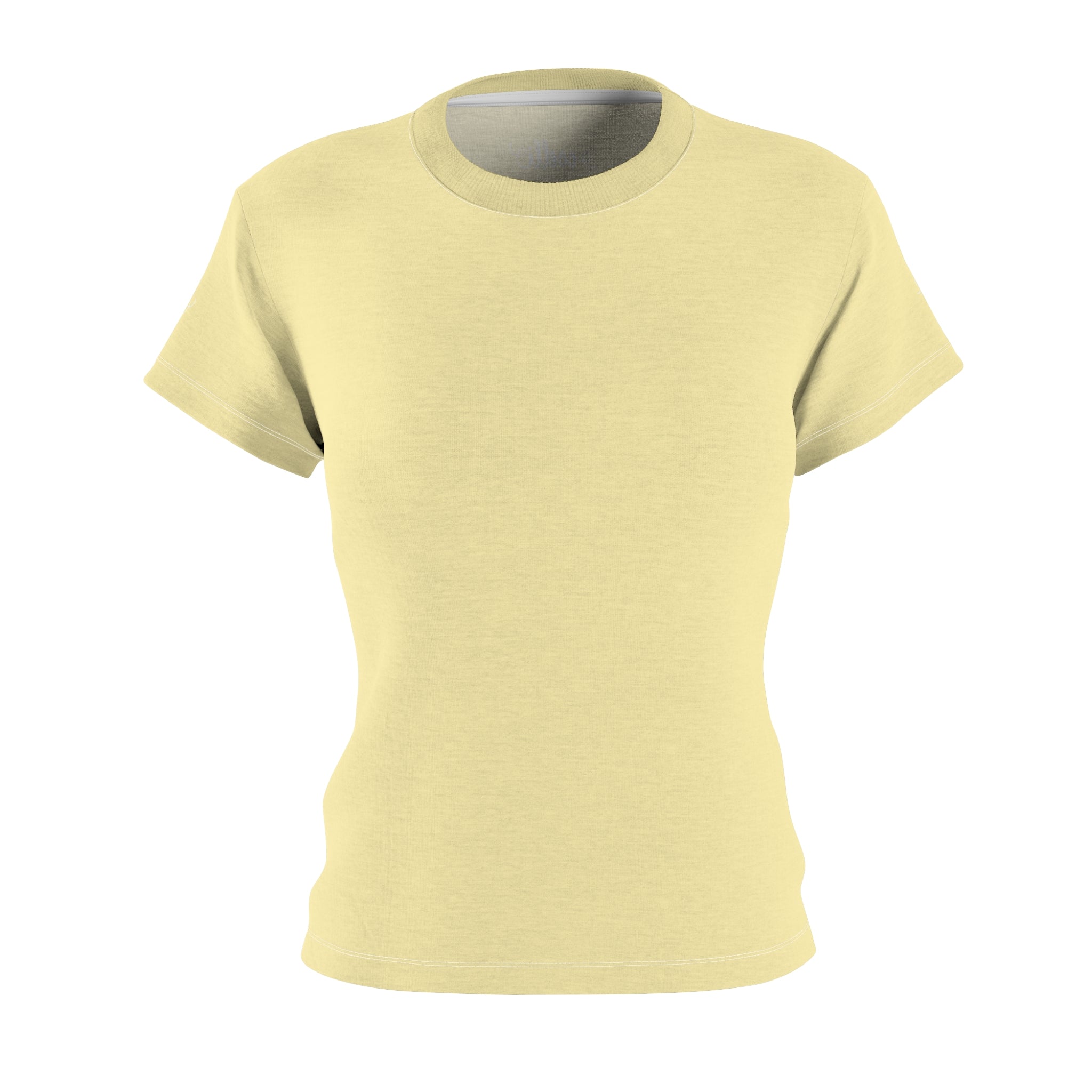 Buttercream Yellow Women's Fitted Tee