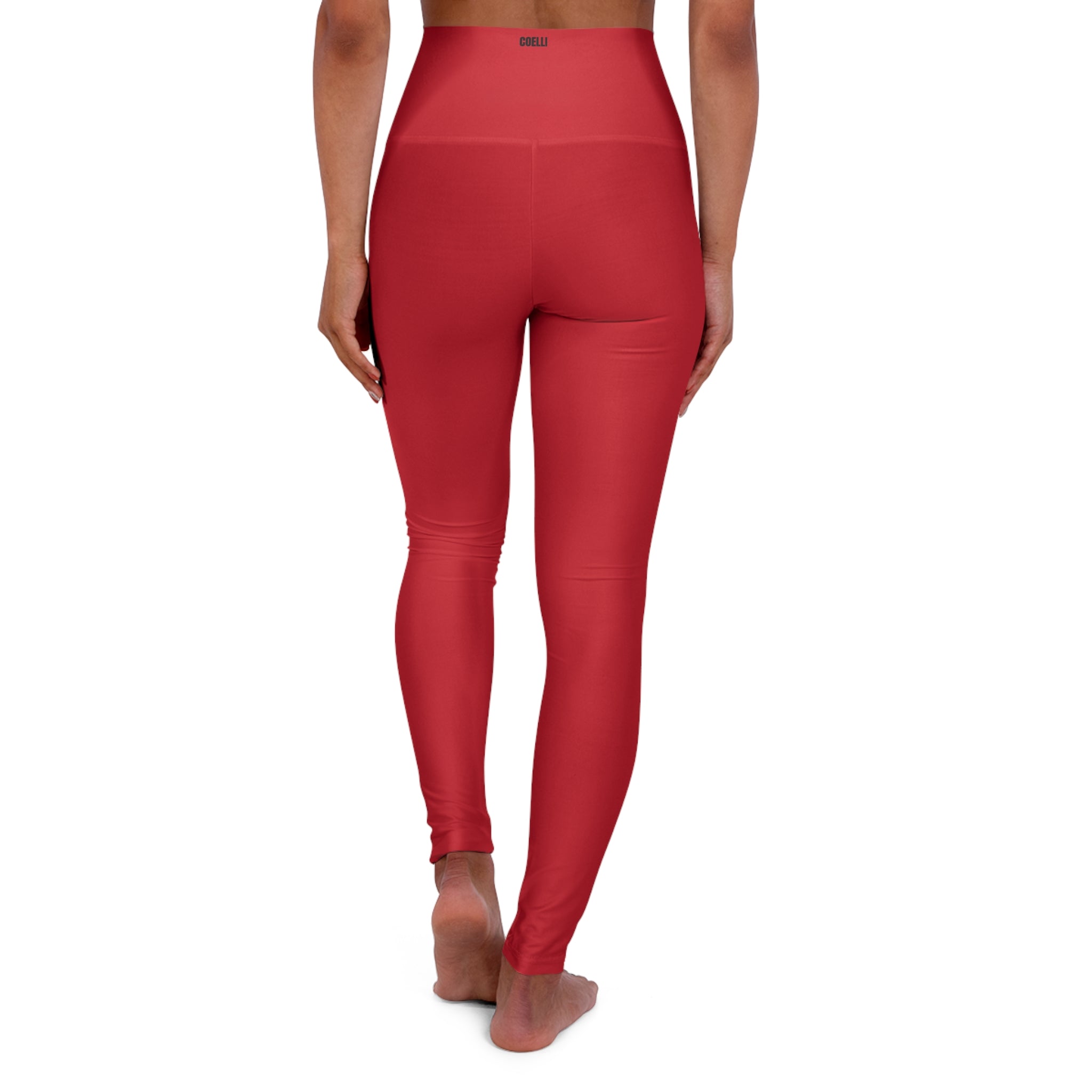 Dark Red Women’s Fashion High Waisted Leggings