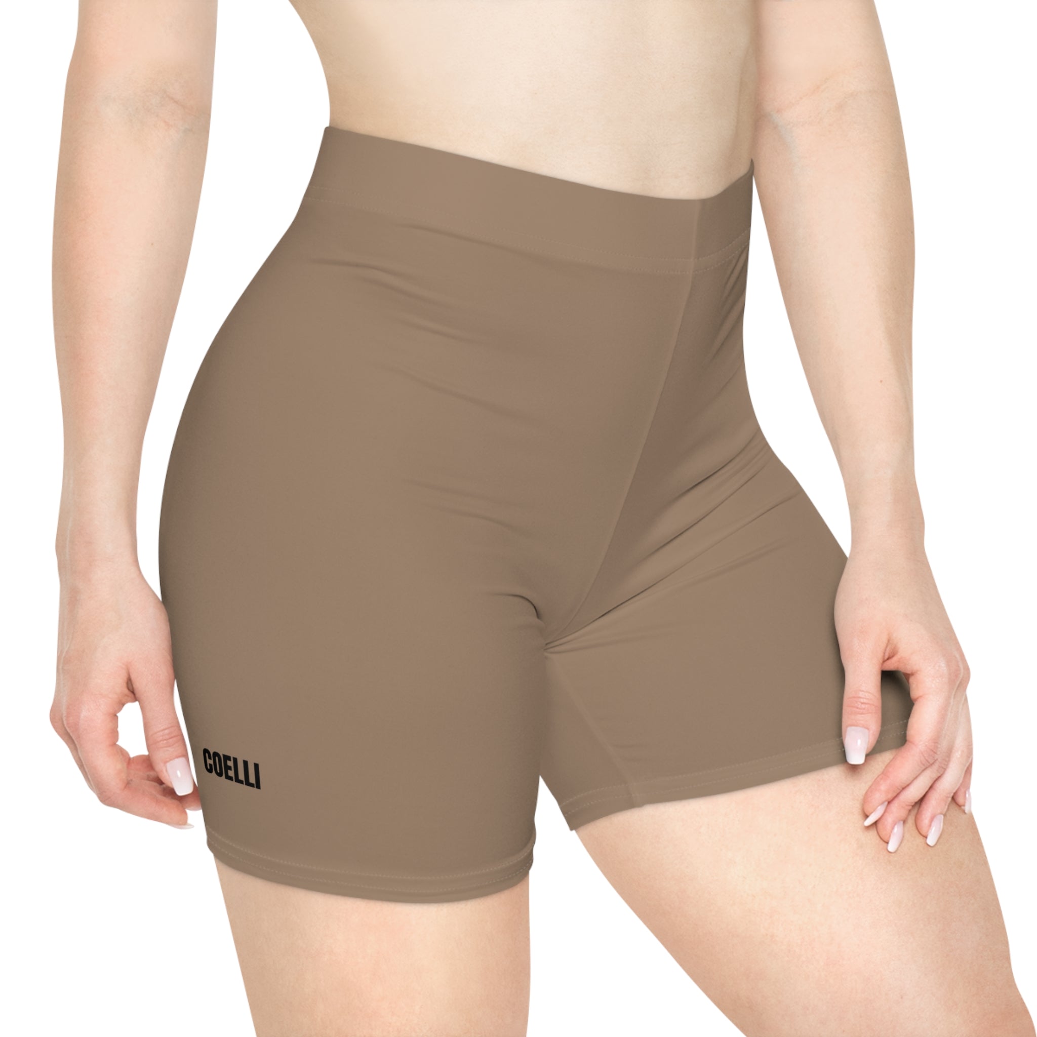Mocha Women's Yoga Shorts
