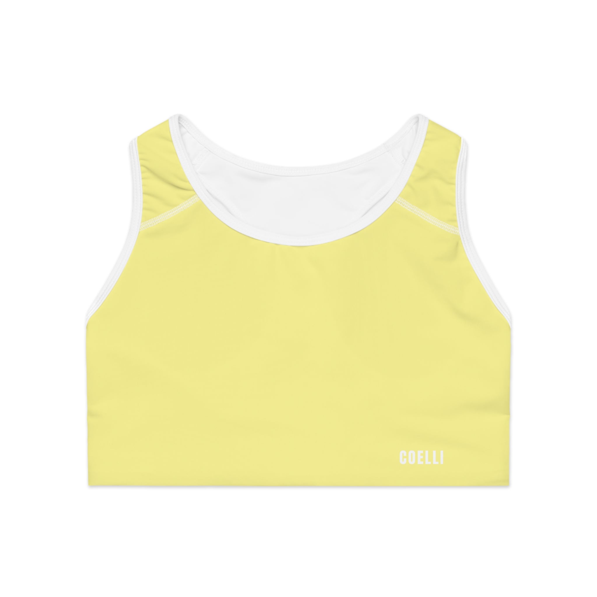Soft Yellow Women’s Activewear Top