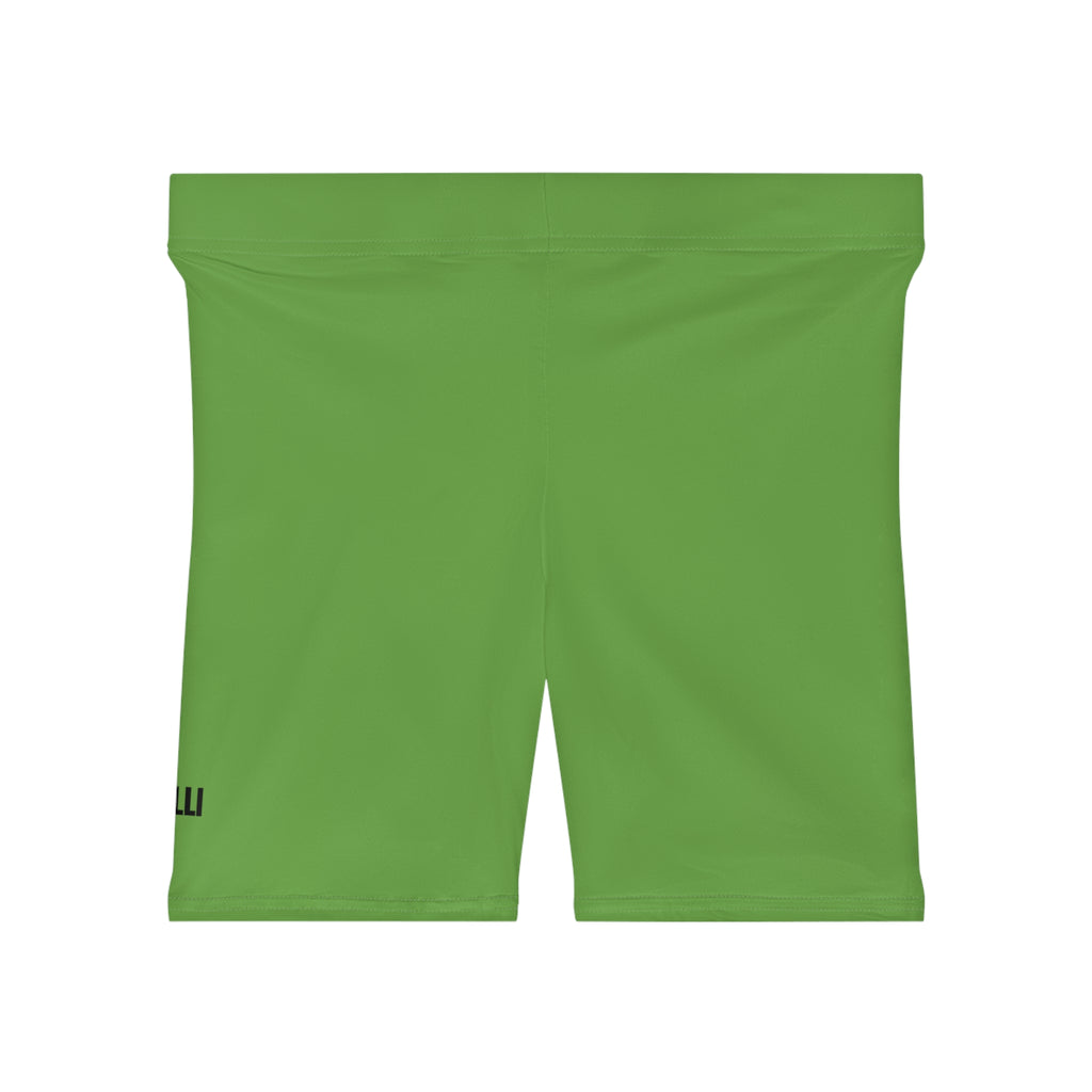 Green Women's Yoga Shorts
