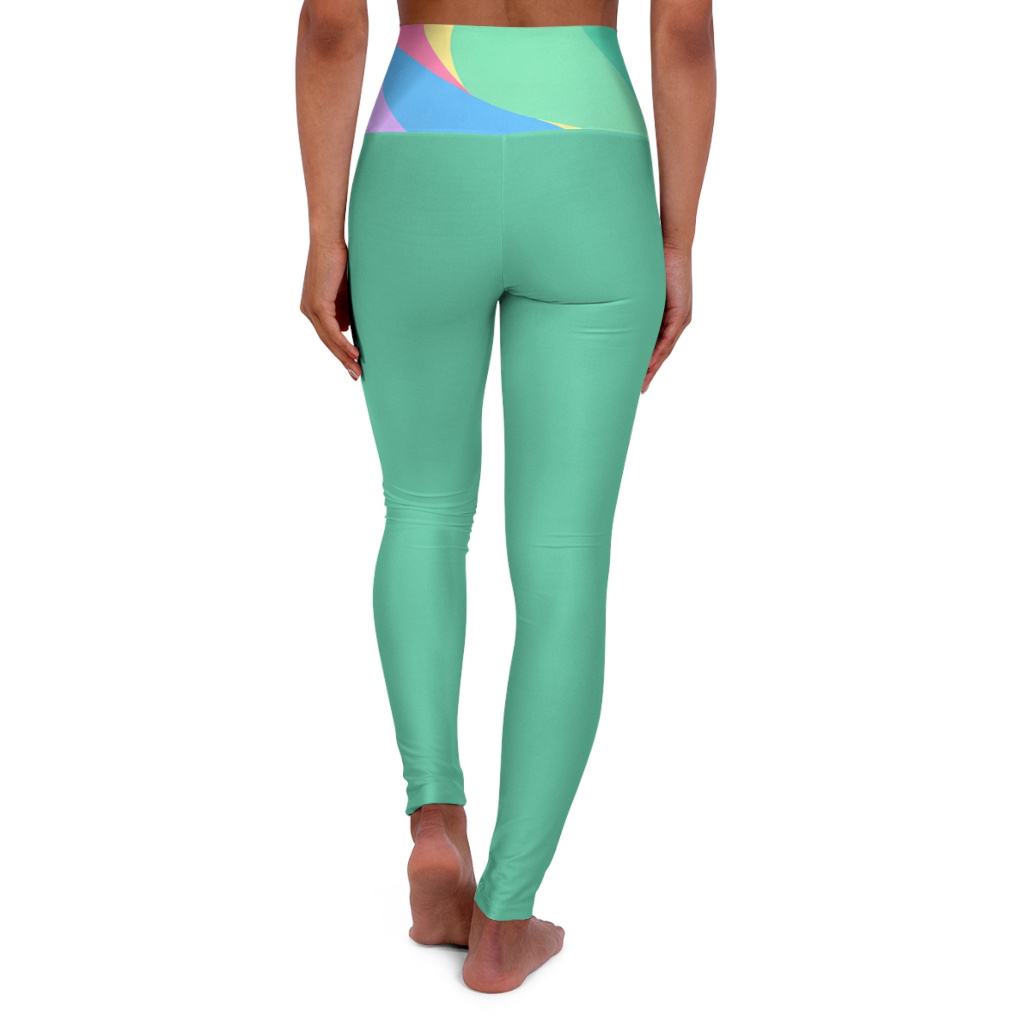 ColorMe Mint Women’s Fashion High Waisted Leggings