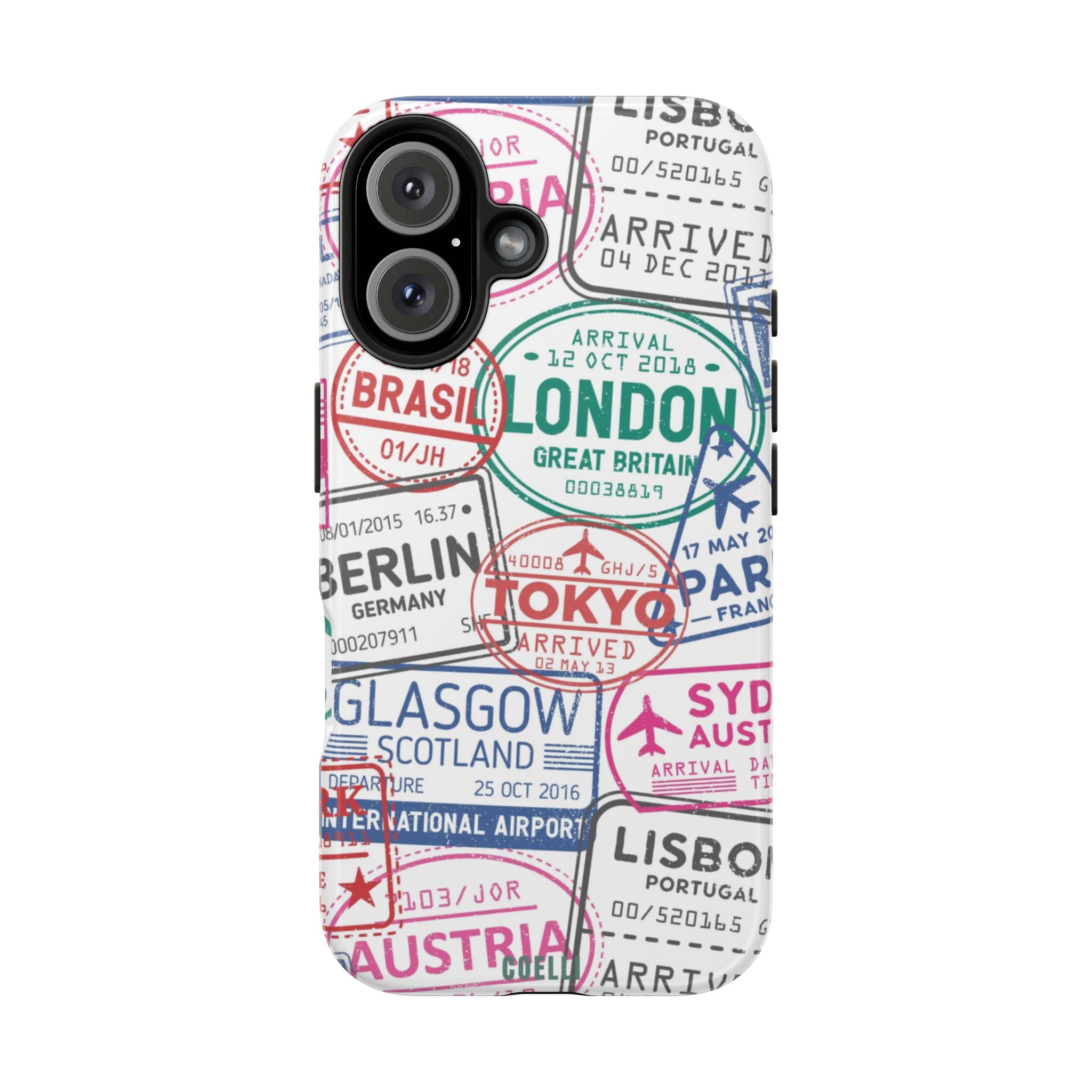 World Travel Tough Phone Case| iPhone & Galaxy Models
