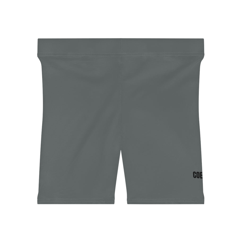 Dark Grey Women's Biker Shorts