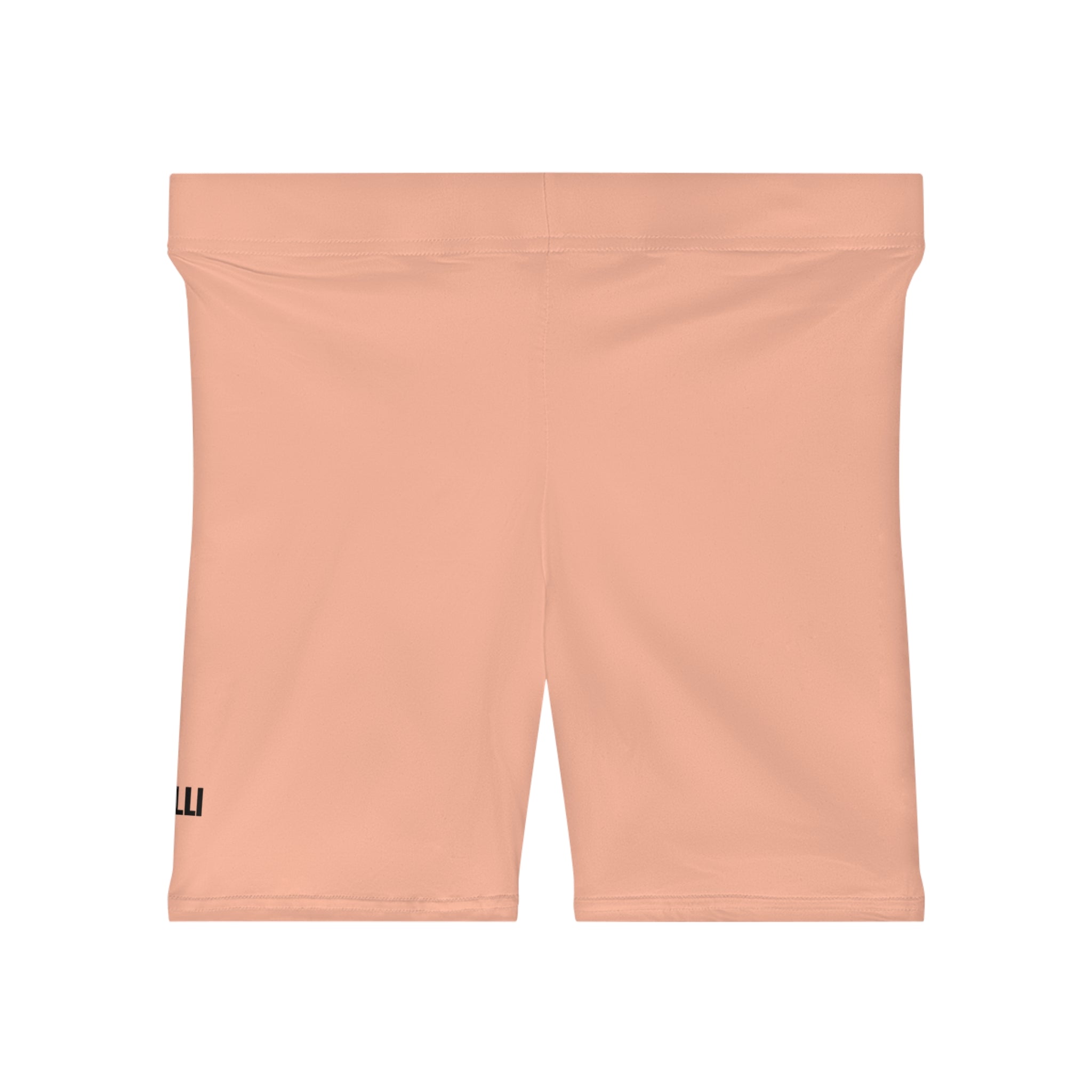 Peach Bloom Women's Biker Shorts