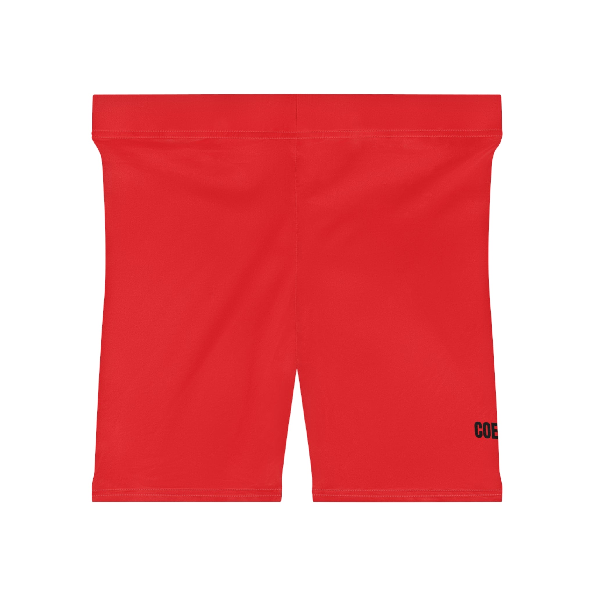 Red Women's Yoga Shorts