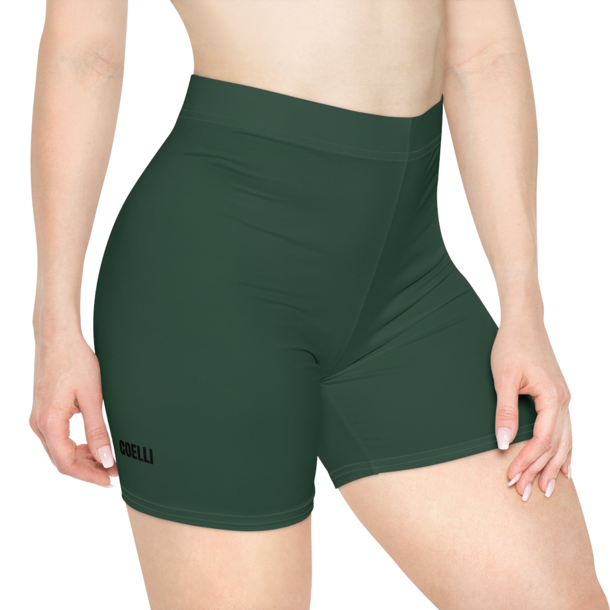 Midnight Green Women's Biker Shorts