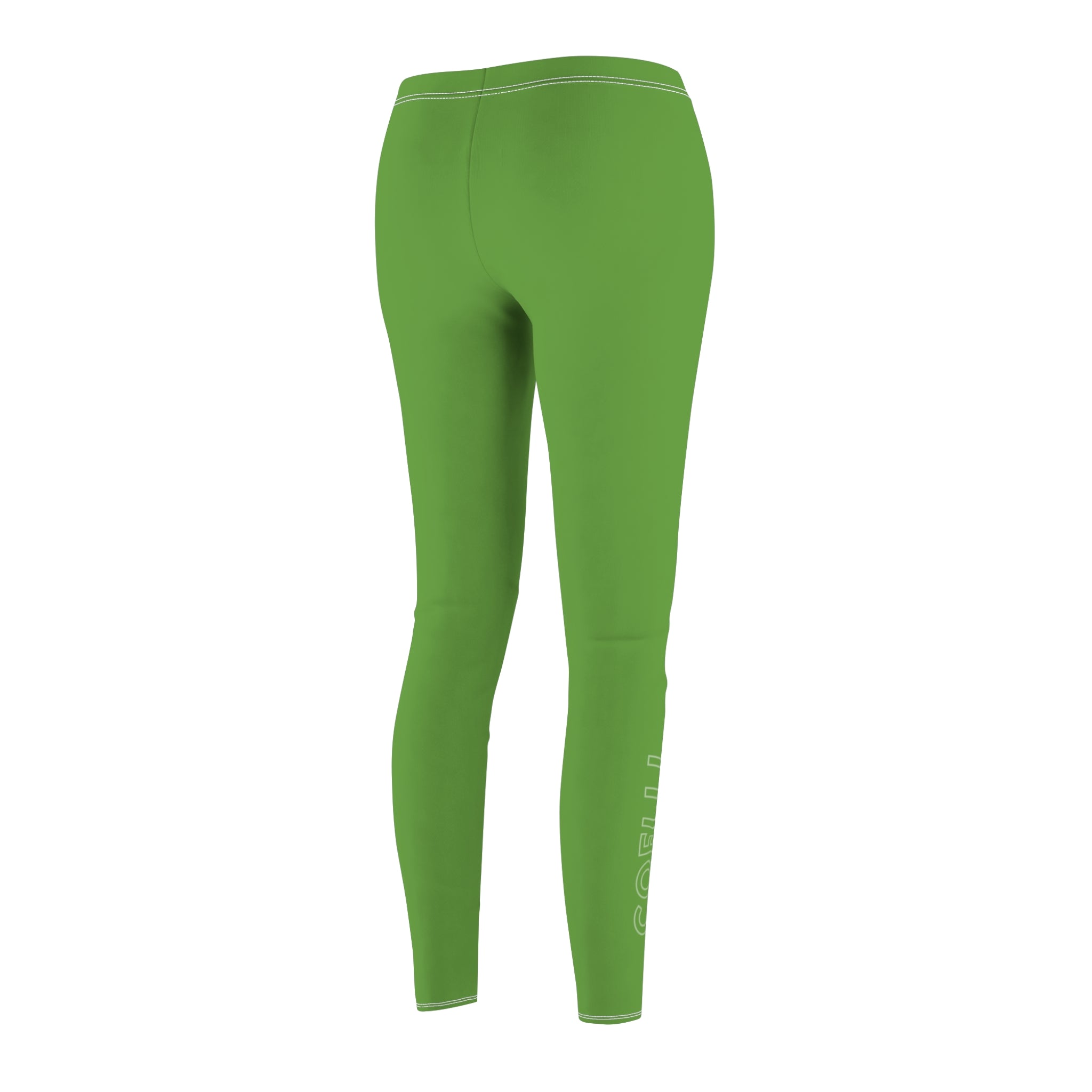 Green Women’s Brushed Suede Leggings