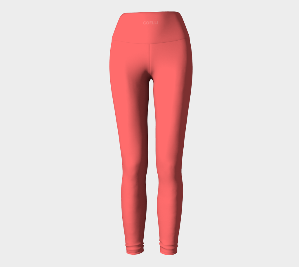 Coral Echo Women’s High Waisted  Leggings