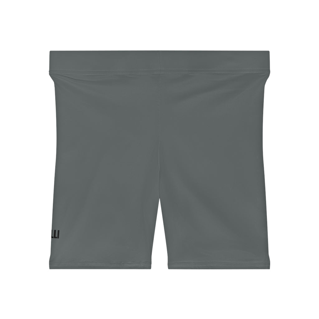Dark Grey Women's Biker Shorts