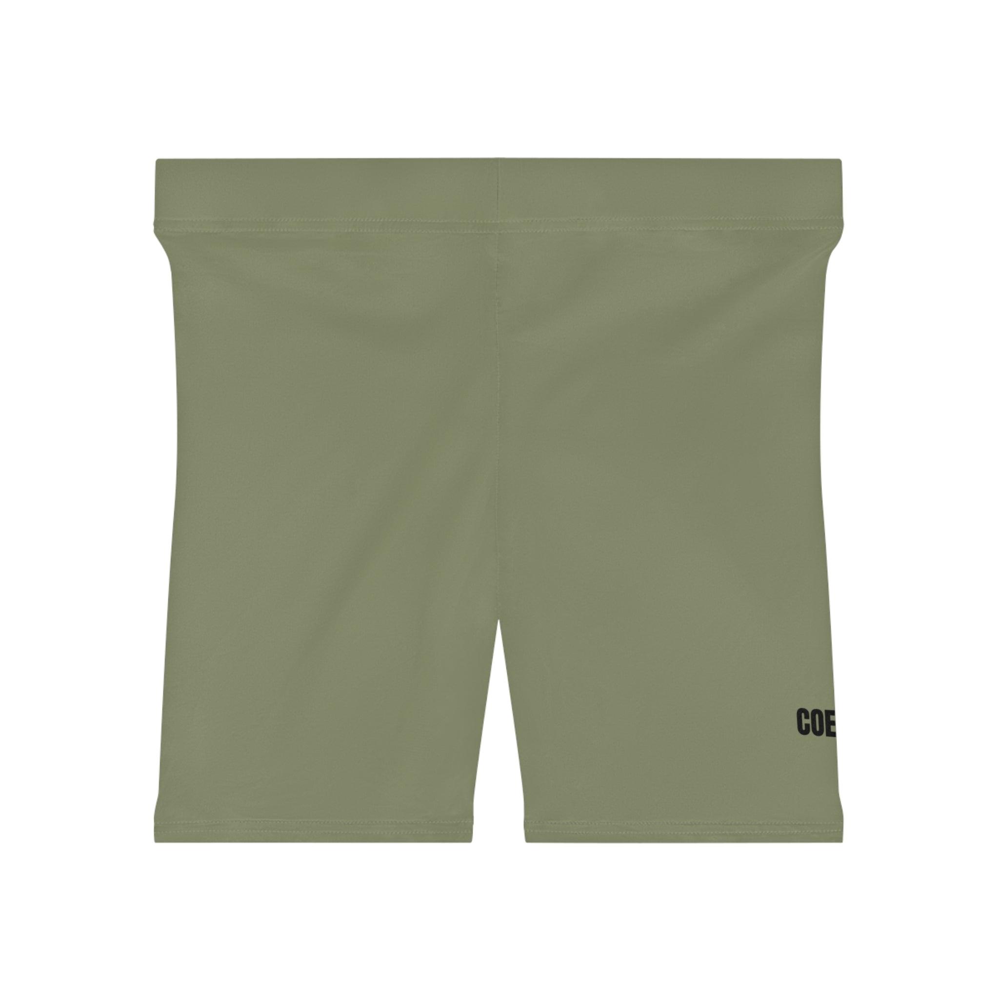 Army Green Women's Biker Shorts
