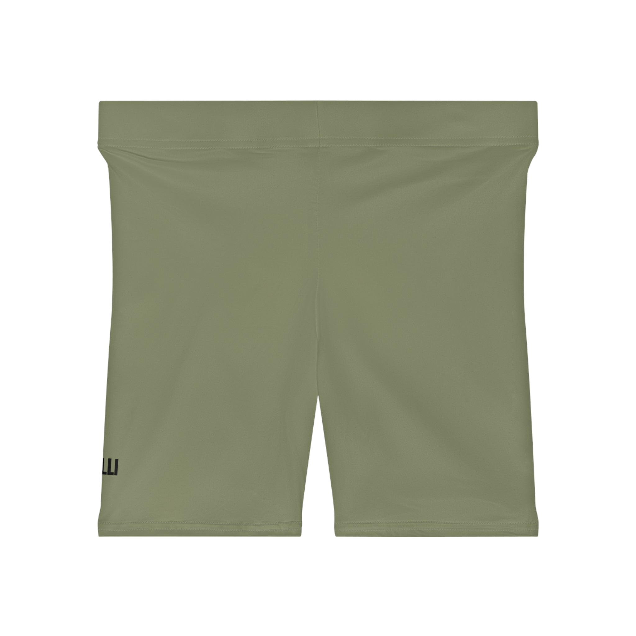 Army Green Women's Biker Shorts